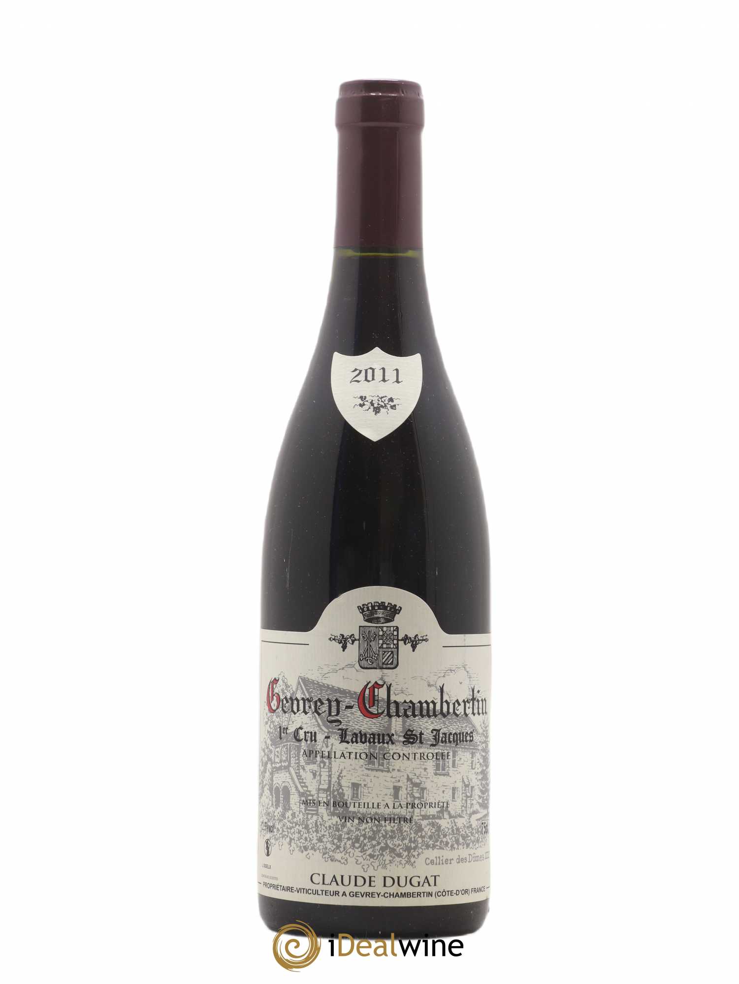 Gevrey-Chambertin 1er Cru Lavaux Saint-Jacques Claude Dugat 2011 - Lot de 1 bouteille - 0