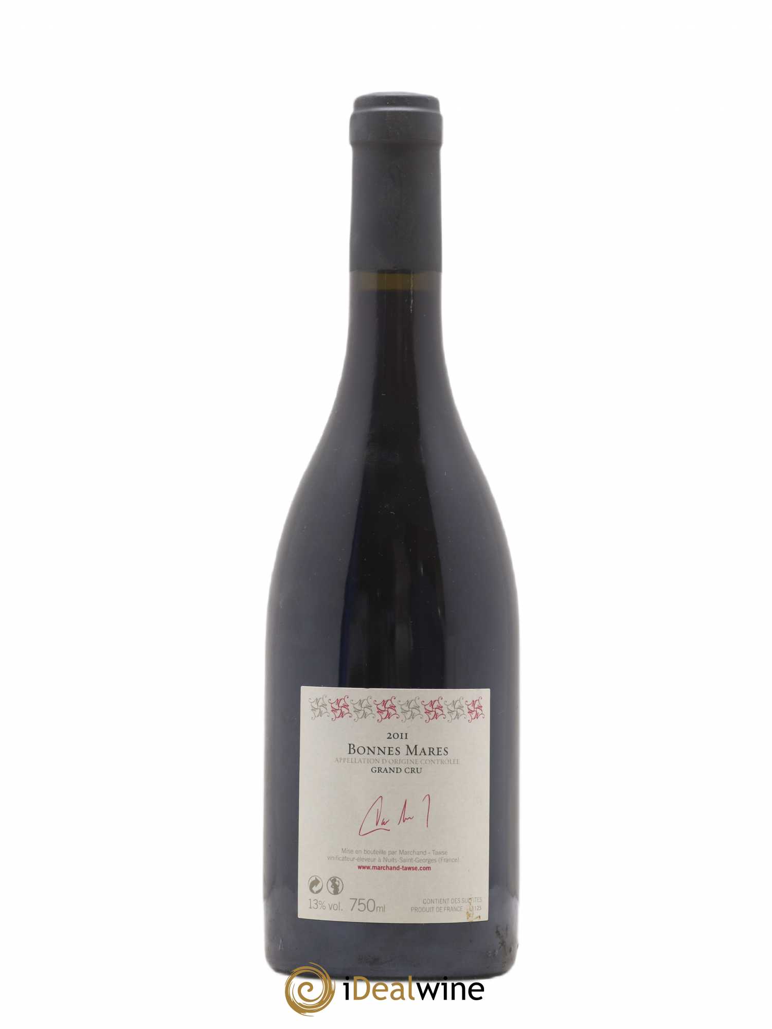 Bonnes-Mares Grand Cru Domaine Marchand Tawse 2011 - Lot de 1 bouteille - 1