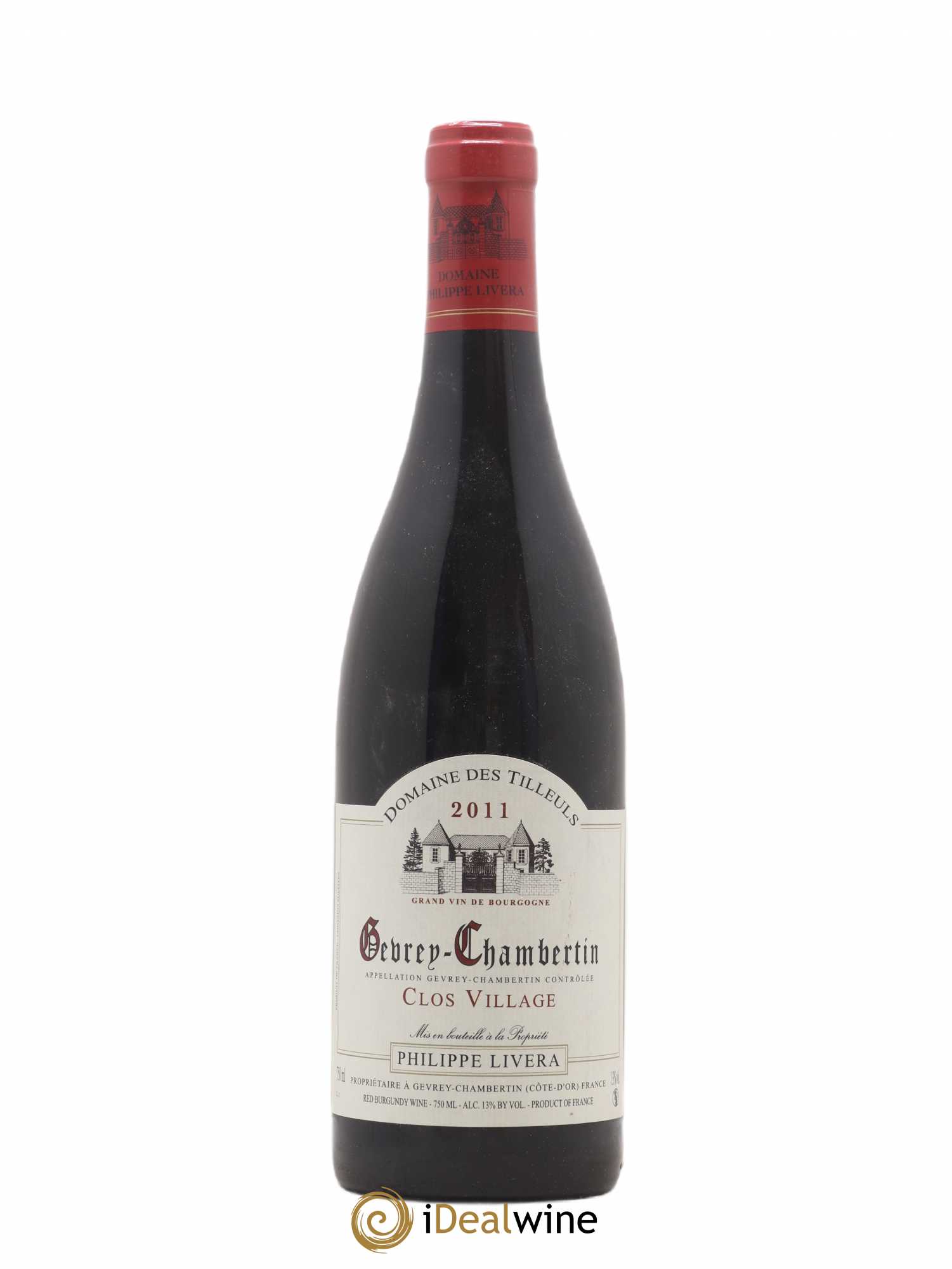 Gevrey-Chambertin Clos Village Tilleuls (Domaine des) - Philippe Livera 2011 - Lot de 1 bouteille - 0
