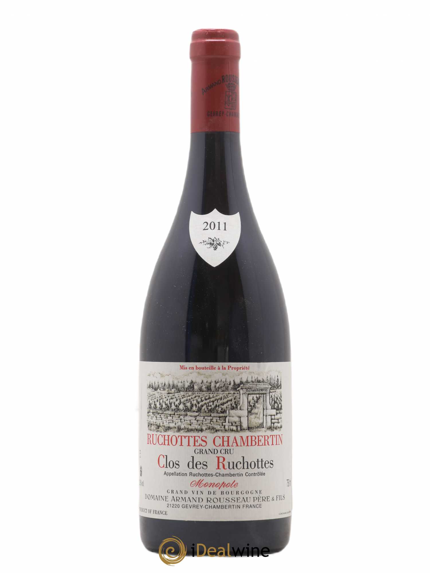 Ruchottes-Chambertin Grand Cru Clos des Ruchottes Armand Rousseau (Domaine) 2011 - Lot of 1 bottle - 0