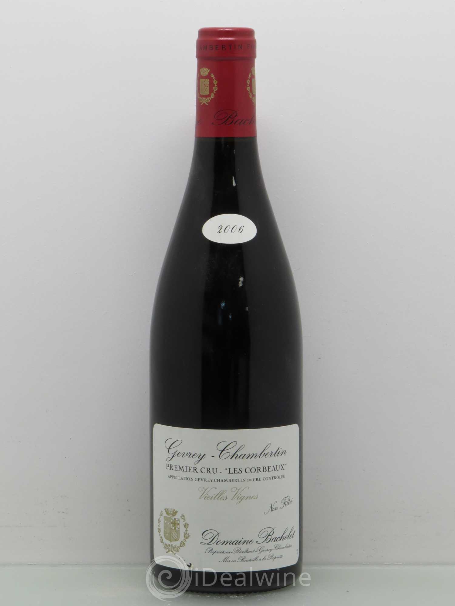 Gevrey-Chambertin 1er Cru Les Corbeaux Vieilles Vignes Bachelet 2006 - Posten von 1 Flasche - 0
