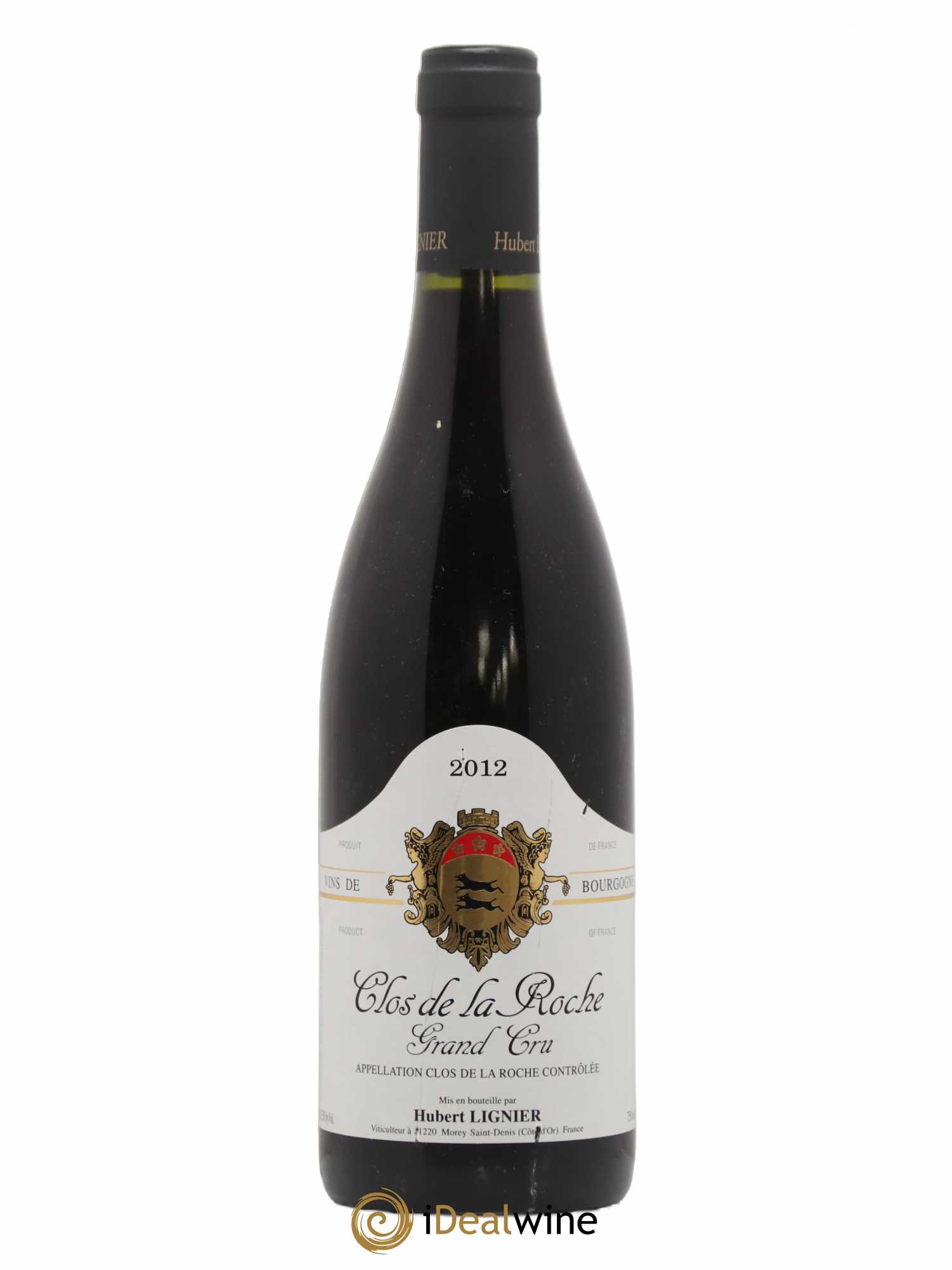 Clos de la Roche Grand Cru Hubert Lignier (Domaine) 2012 - Lot de 1 bouteille - 0
