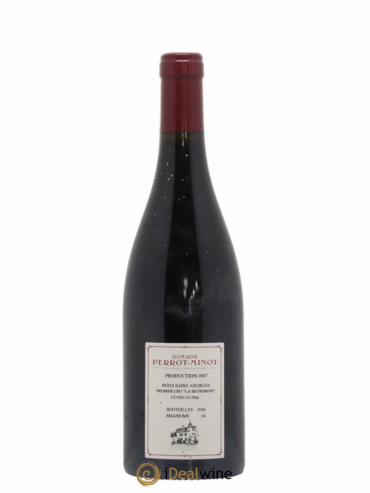 Nuits-Saint-Georges 1er Cru La Richemone Cuvée Ultra Vieilles Vignes Perrot-Minot 2007 - Lot de 1 bouteille - 1