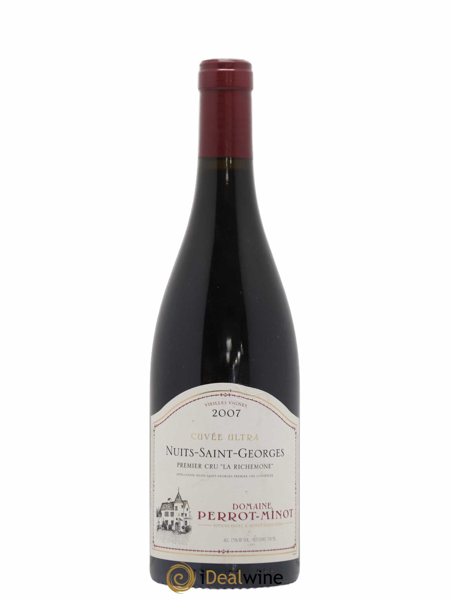 Nuits-Saint-Georges 1er Cru La Richemone Cuvée Ultra Vieilles Vignes Perrot-Minot 2007 - Lot de 1 bouteille - 0