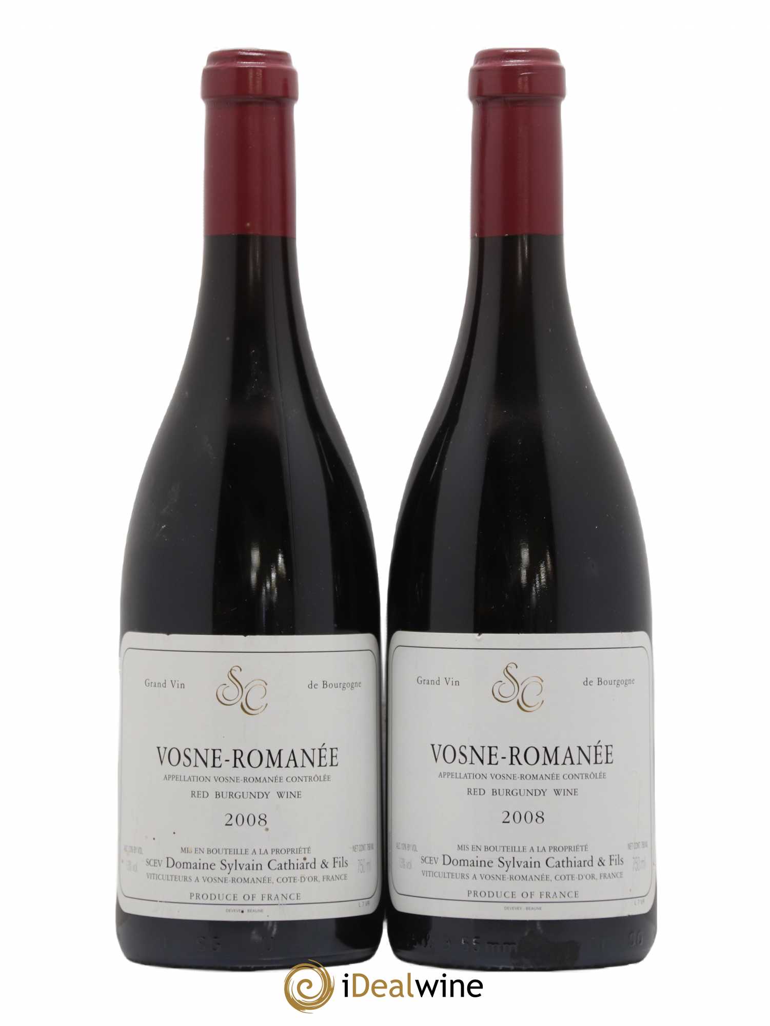 Vosne-Romanée Sylvain Cathiard & Fils 2008 - Lot de 2 bouteilles - 0