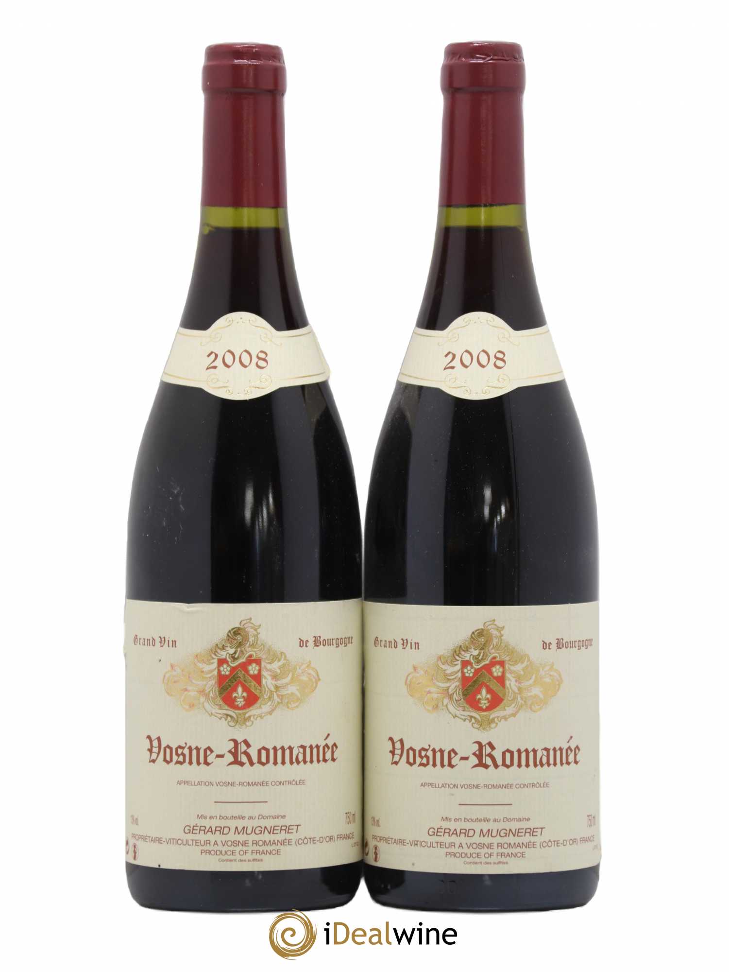 Vosne-Romanée Gérard Mugneret 2008 - Lot de 2 bouteilles - 0