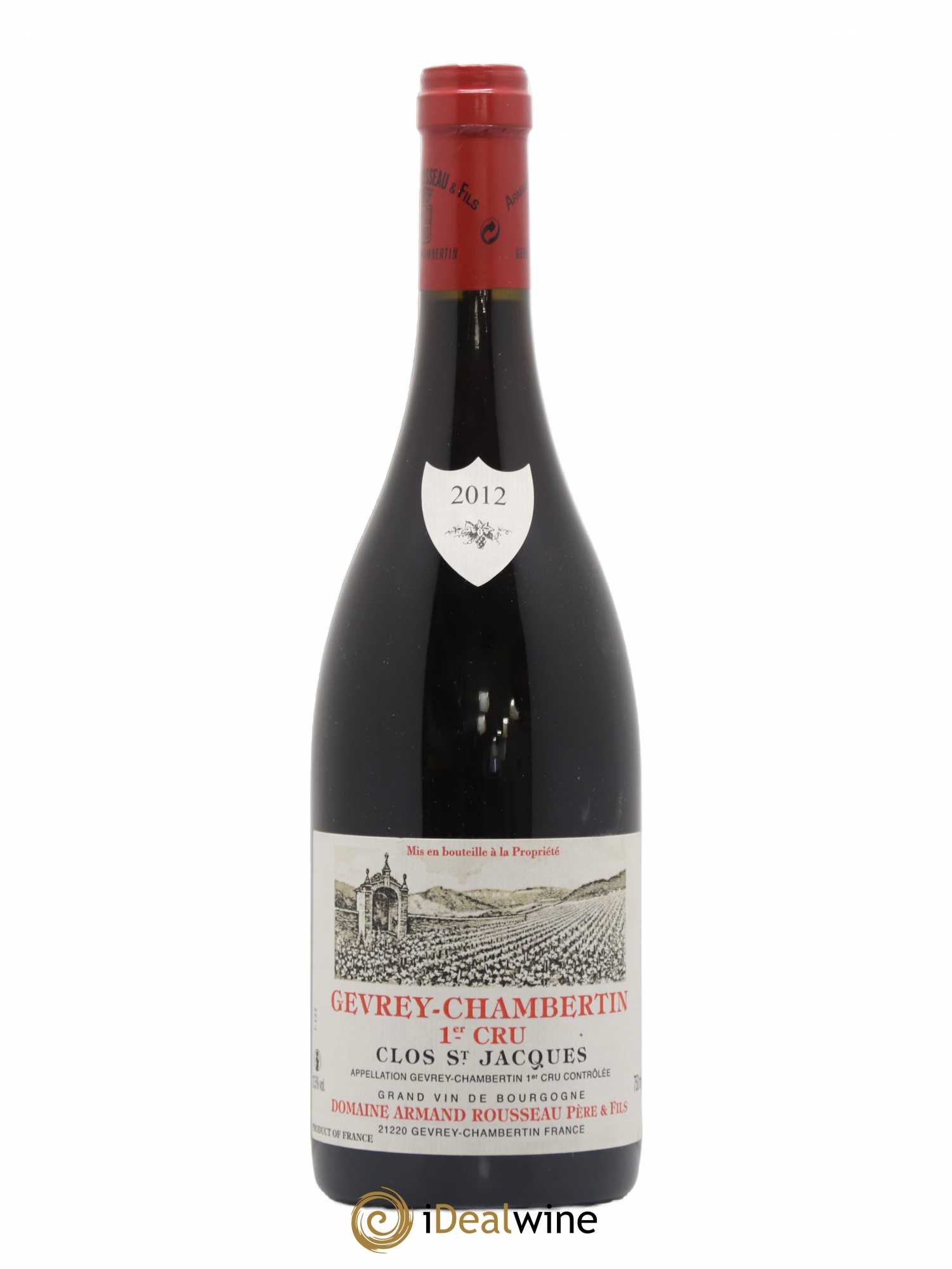 Gevrey-Chambertin 1er Cru Clos Saint-Jacques Armand Rousseau (Domaine) 2012 - Lot de 1 bouteille - 0