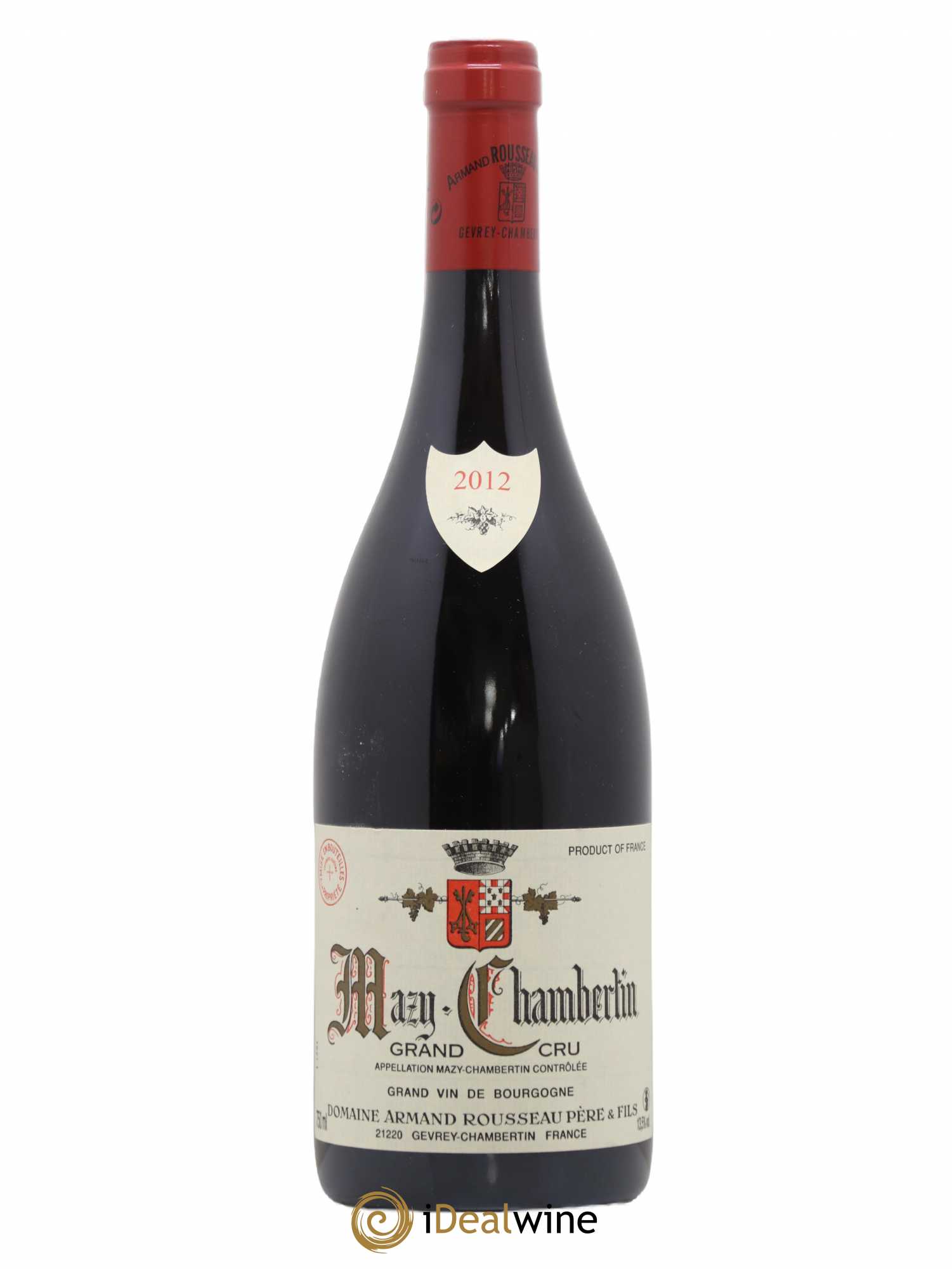 Mazis-Chambertin Grand Cru Armand Rousseau (Domaine) 2012 - Lot de 1 bouteille - 0