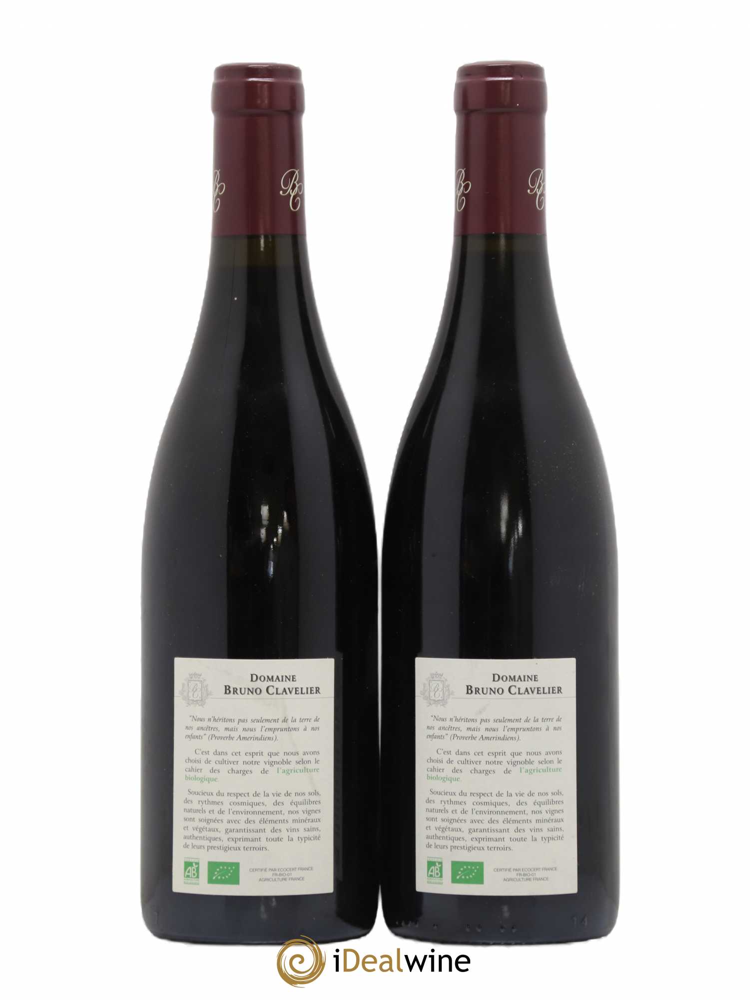 Chambolle-Musigny 1er Cru La Combe d'Orveaux Vieilles Vignes Bruno Clavelier 2012 - Lot de 2 bouteilles - 1