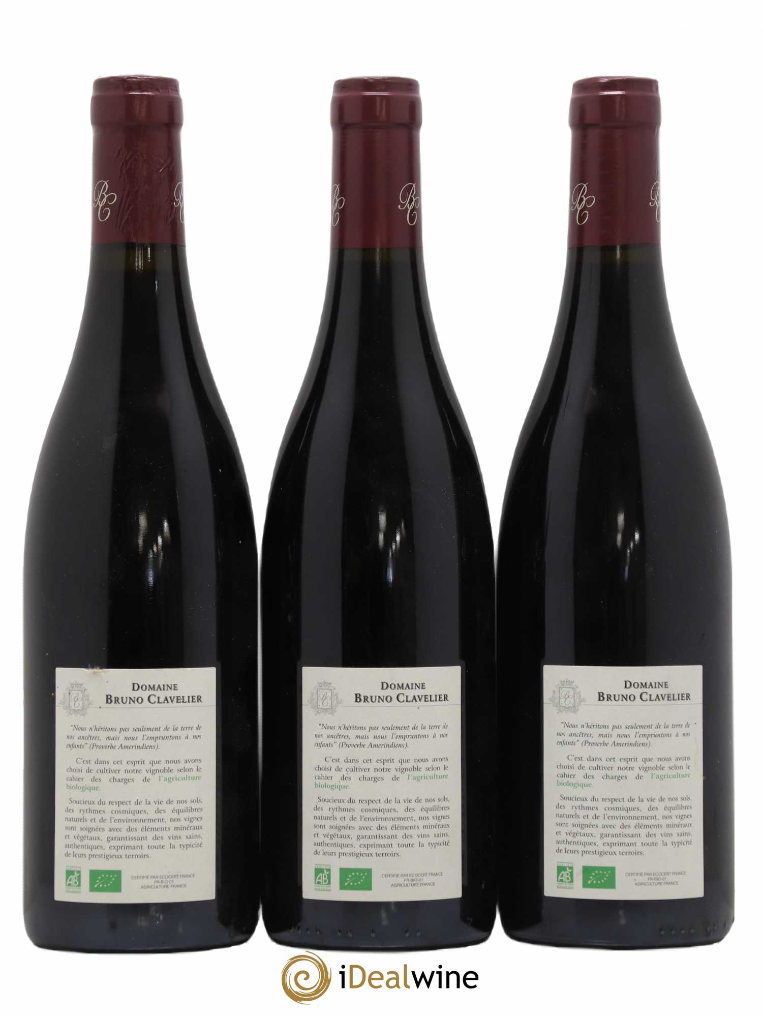 Vosne-Romanée 1er Cru Aux Brulées Vieilles Vignes Bruno Clavelier 2012 - Lot de 3 bouteilles - 1