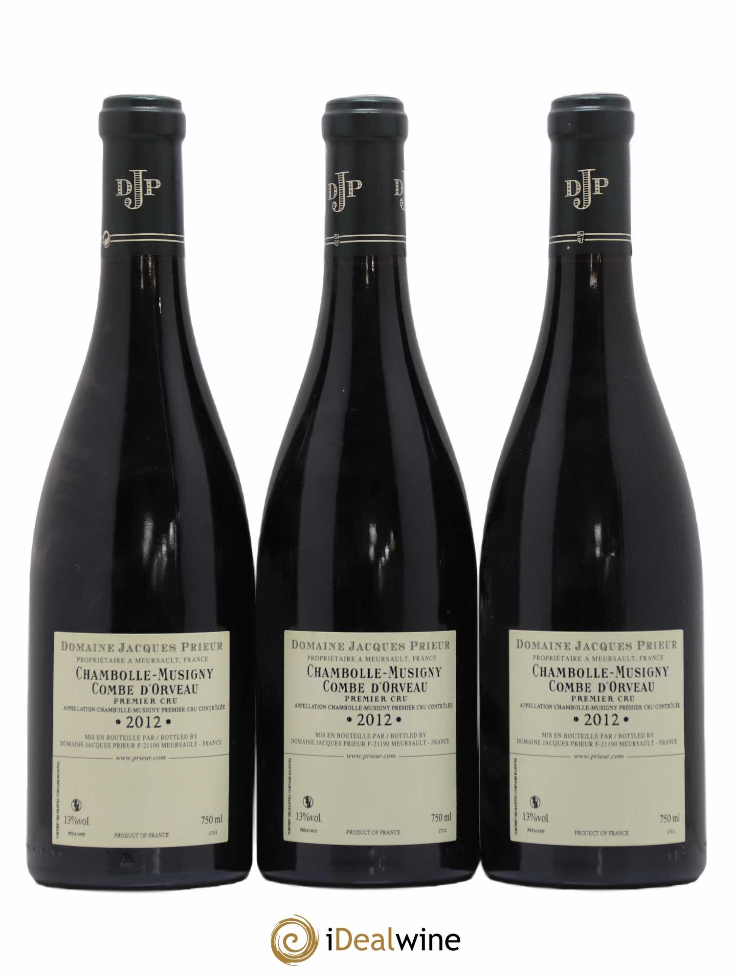 Chambolle-Musigny 1er Cru Combe d'Orveau Jacques Prieur (Domaine) 2012 - Lot de 3 bouteilles - 1