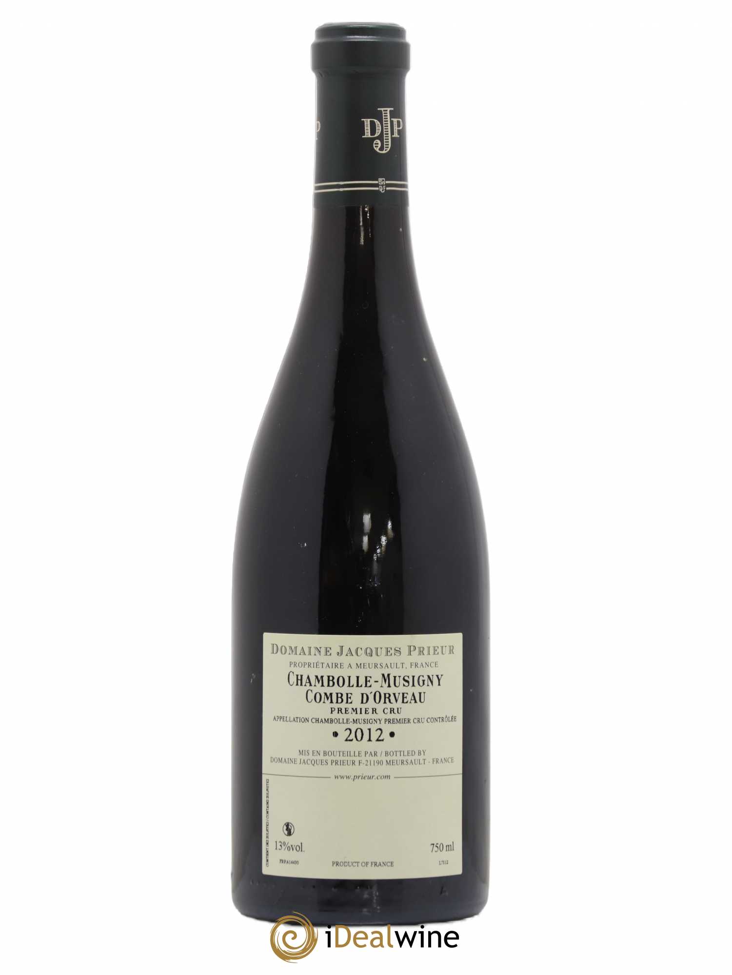 Chambolle-Musigny 1er Cru Combe d'Orveau Jacques Prieur (Domaine) 2012 - Lot de 1 bouteille - 1