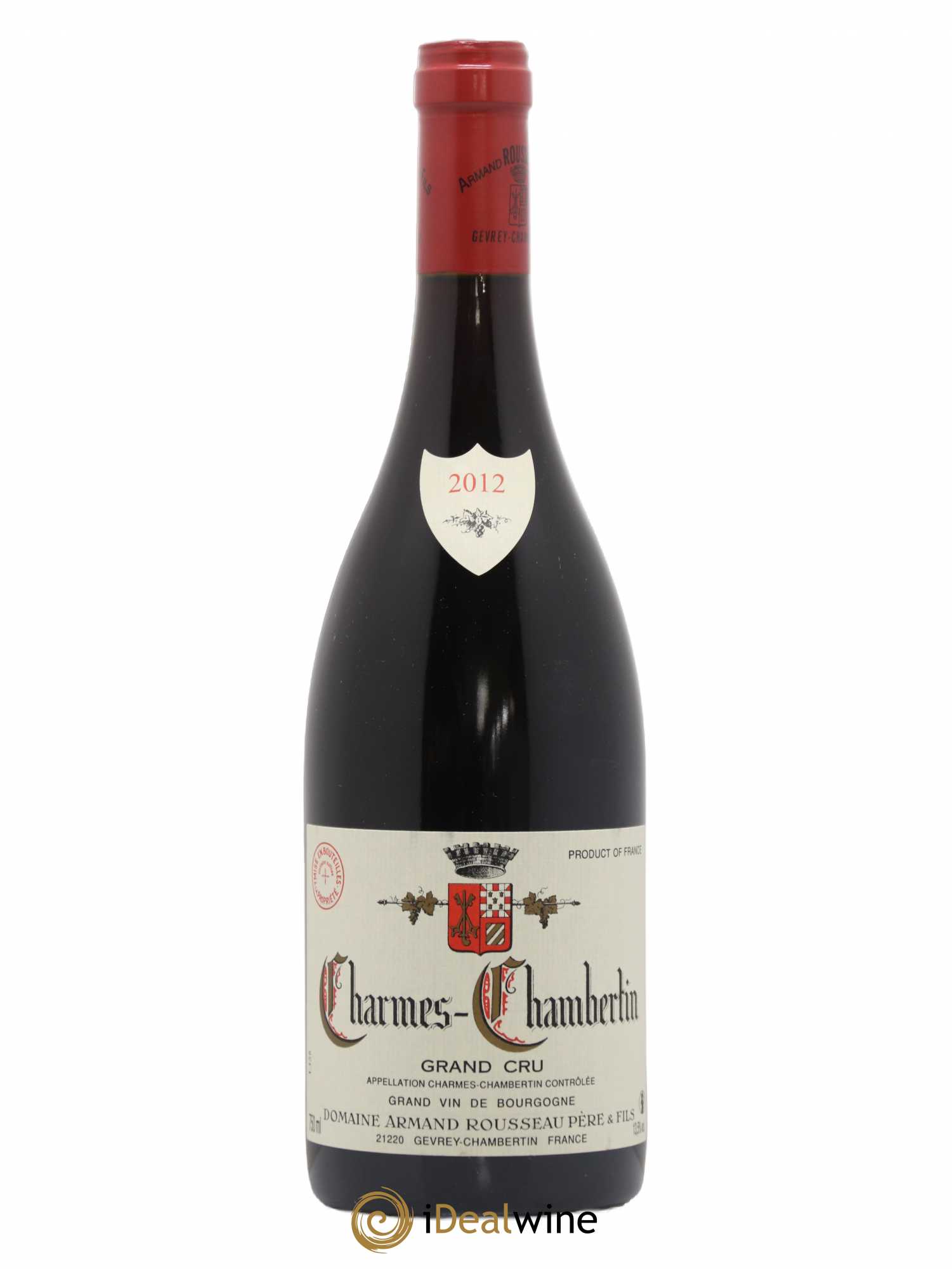 Charmes-Chambertin Grand Cru Armand Rousseau (Domaine) 2012 - Lot de 1 bouteille - 0