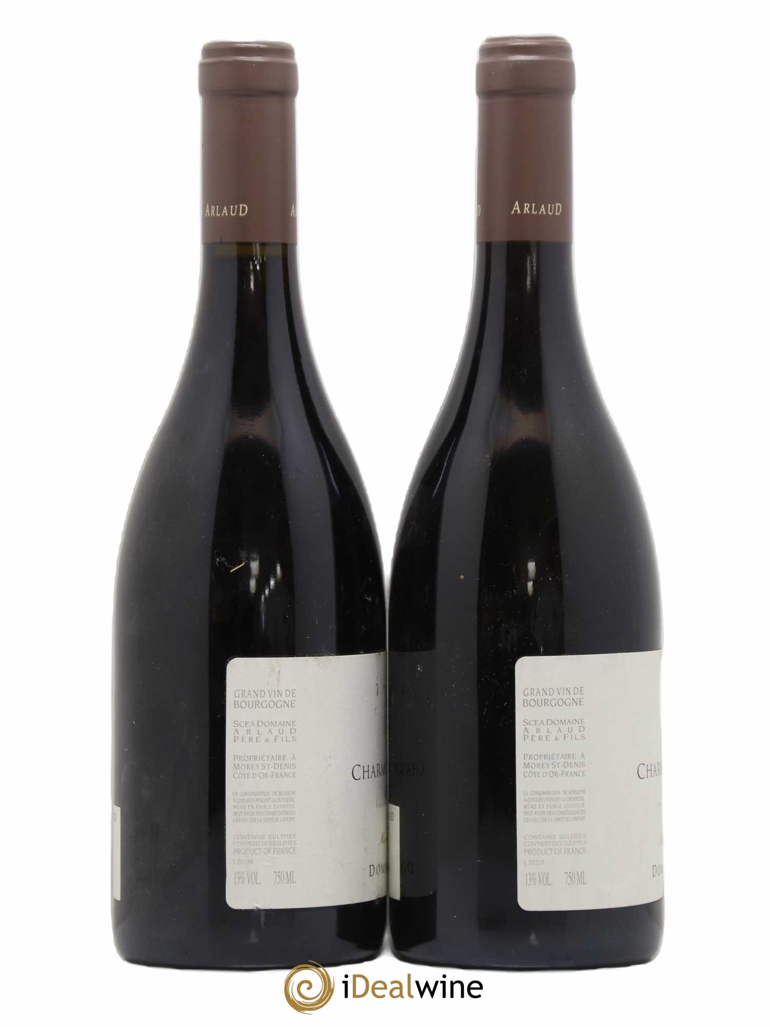 Charmes-Chambertin Grand Cru Arlaud 2012 - Lot de 2 bouteilles - 1