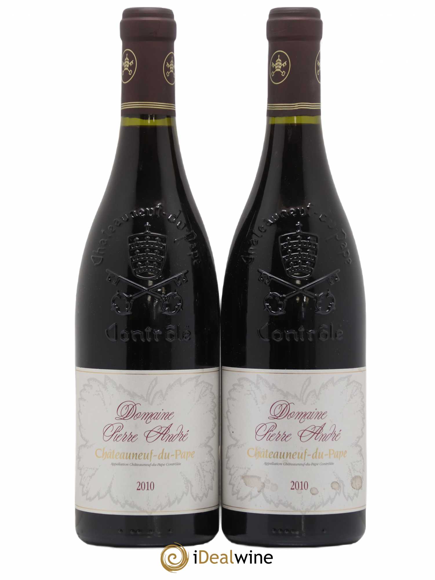 Châteauneuf-du-Pape Pierre André (Domaine) 2010 - Lot de 2 bouteilles - 0