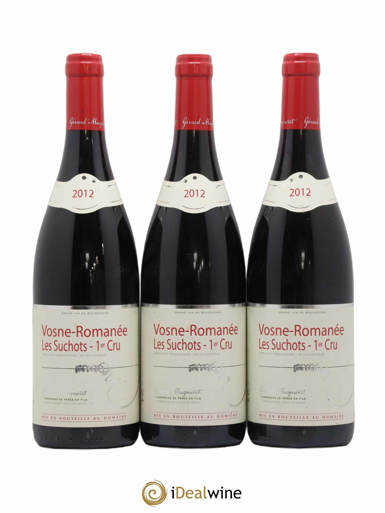 Vosne-Romanée 1er Cru Les Suchots Gérard Mugneret 2012 - Lot de 3 bouteilles - 0