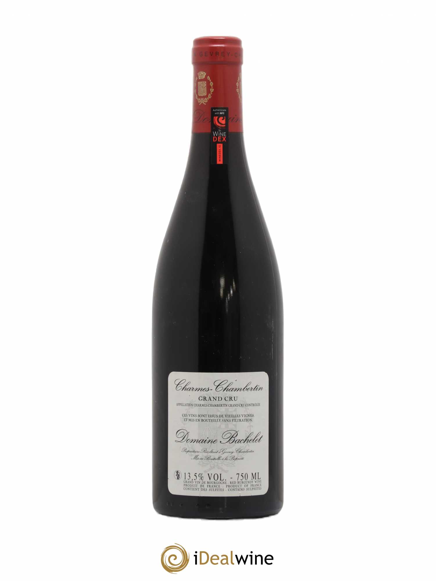 Charmes-Chambertin Grand Cru Vieilles Vignes Denis Bachelet (Domaine) 2008 - Lot de 1 bouteille - 1