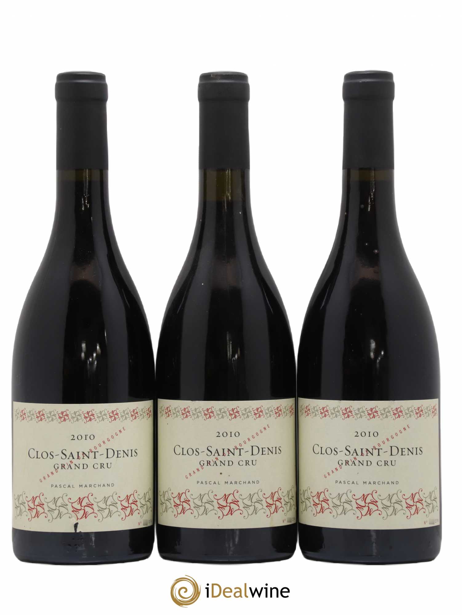 Clos Saint-Denis Grand Cru Domaine Marchand Tawse 2010 - Lot de 3 bouteilles - 0