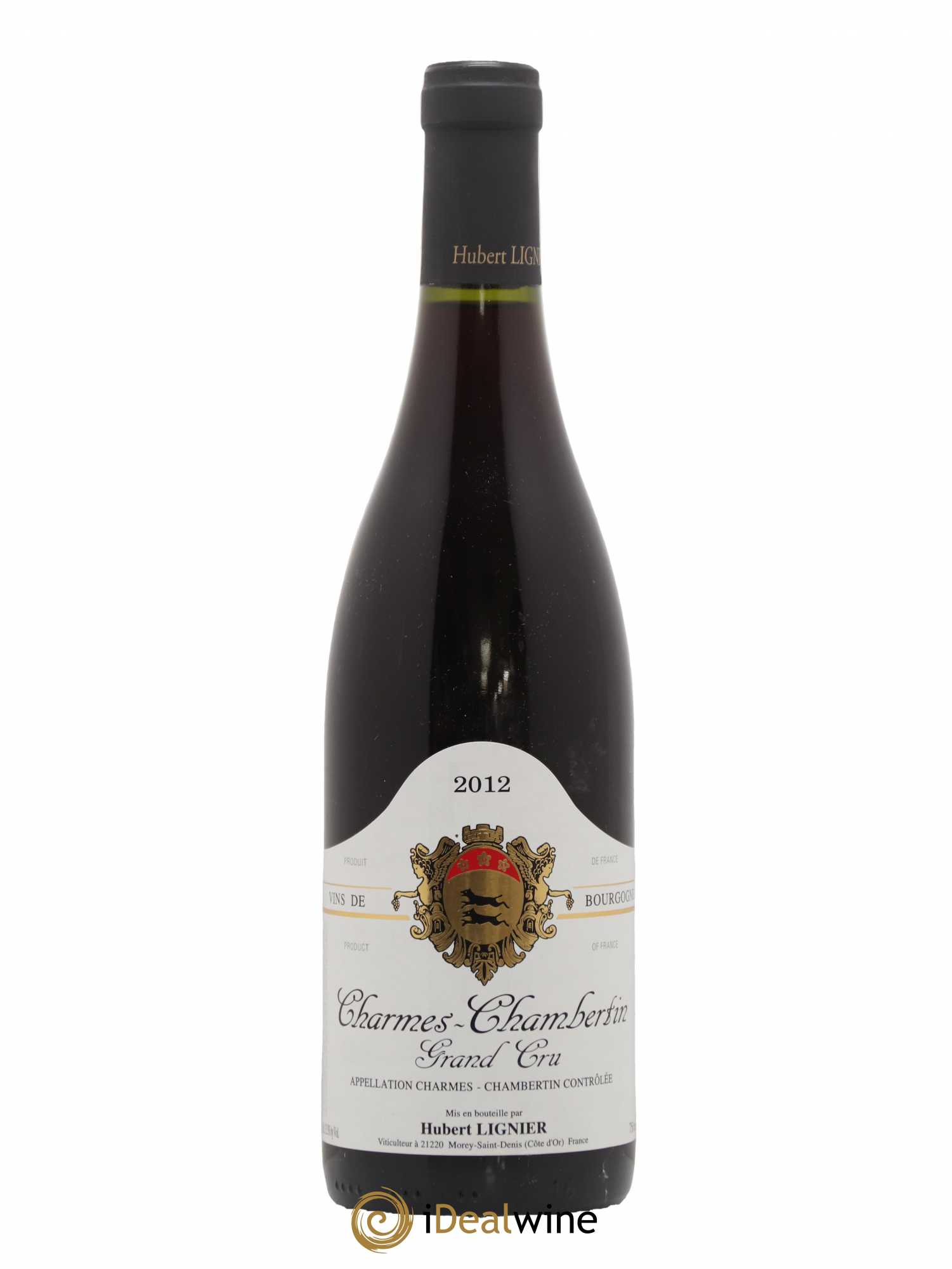 Charmes-Chambertin Grand Cru Hubert Lignier (Domaine) 2012 - Lot de 1 bouteille - 0