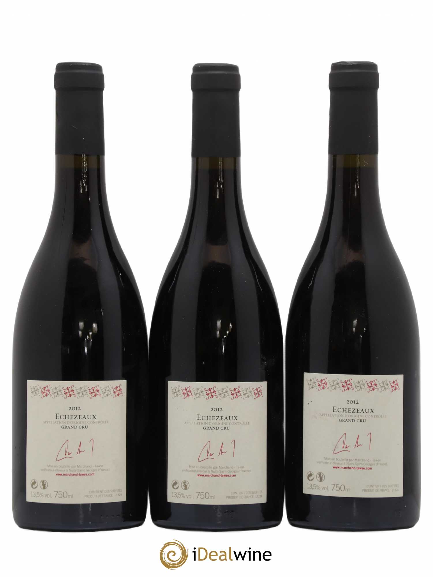 Echezeaux Grand Cru Domaine Marchand Tawse 2012 - Lot de 3 bouteilles - 1