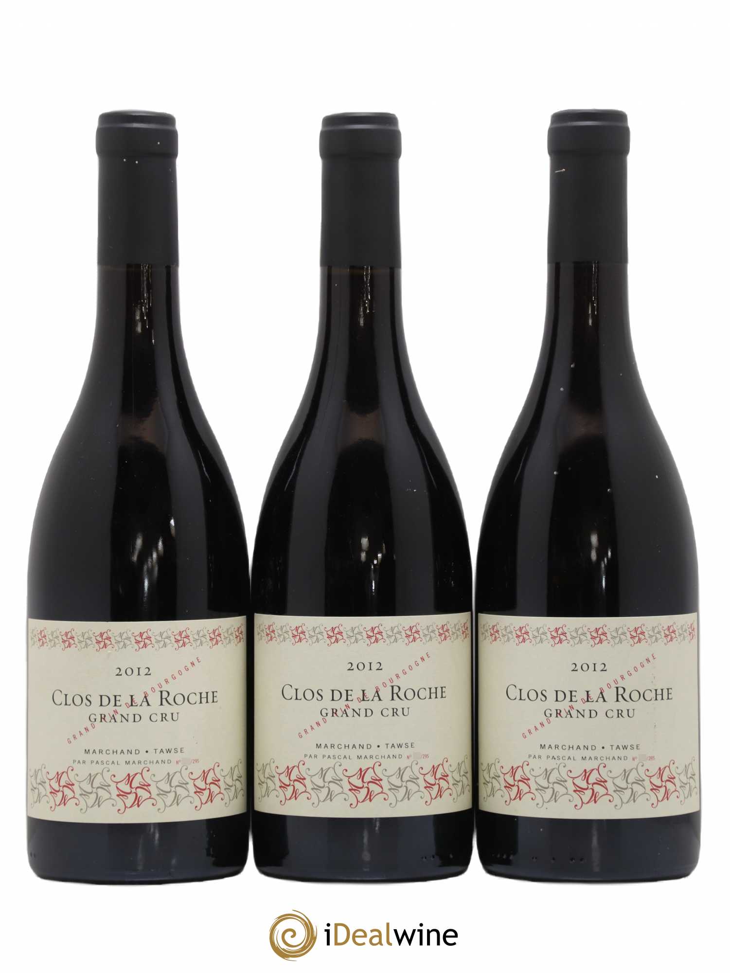 Clos de la Roche Grand Cru Domaine Marchand Tawse 2012 - Lot de 3 bouteilles - 0