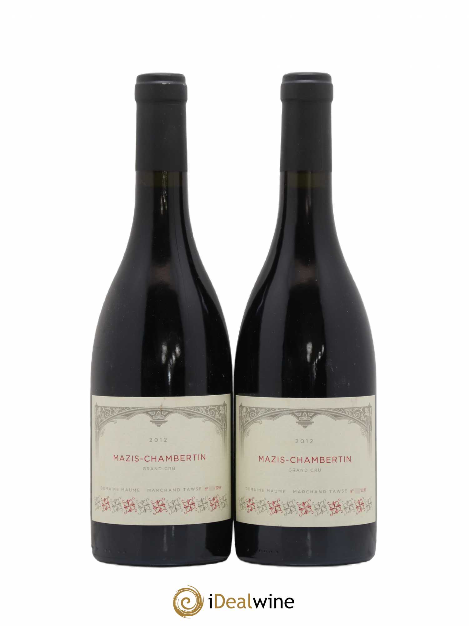 Mazis-Chambertin Grand Cru Domaine Marchand Tawse Maume 2012 - Posten von 2 Flaschen - 0