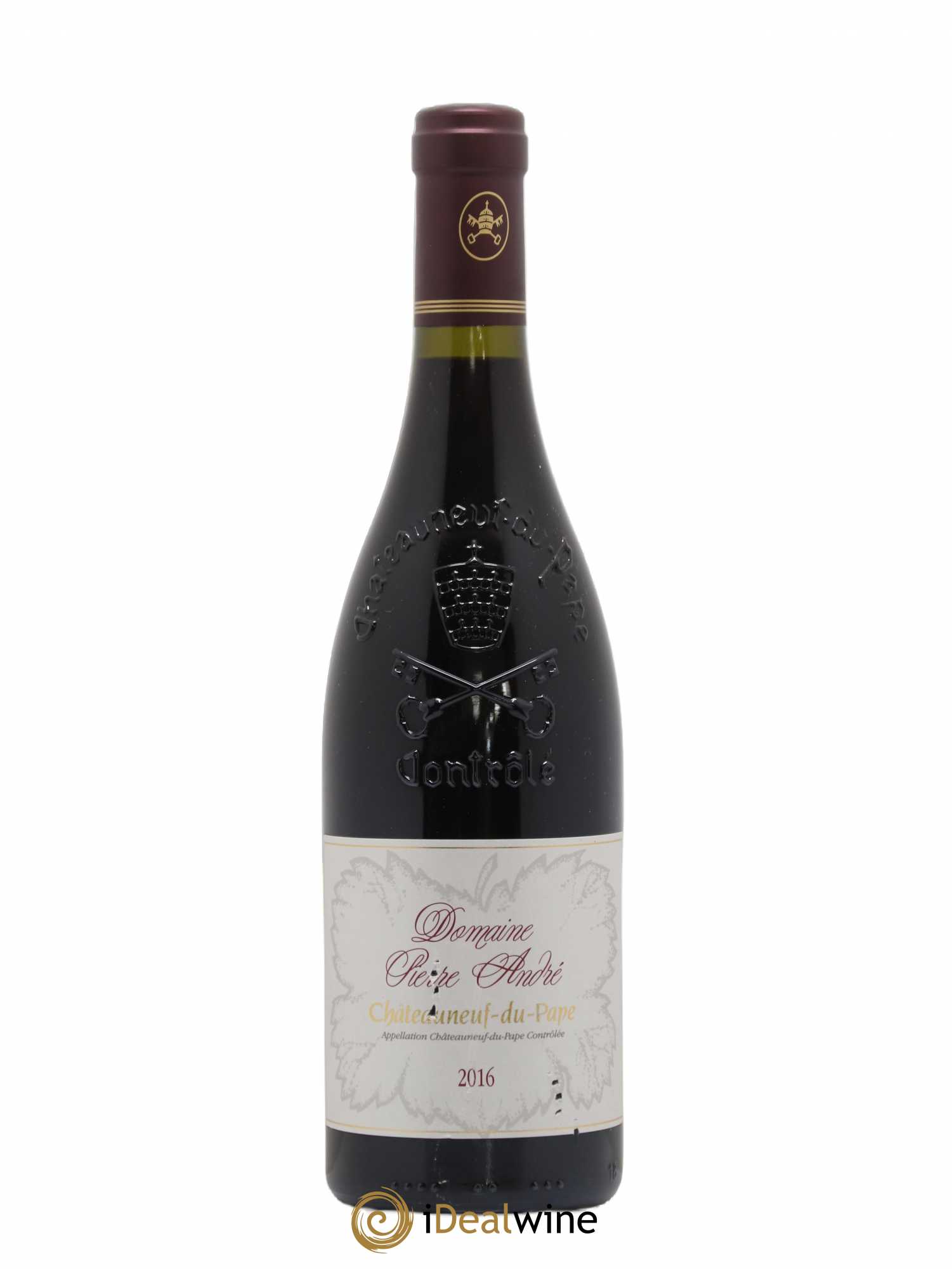 Châteauneuf-du-Pape Pierre André (Domaine) 2016 - Lot de 1 bouteille - 0