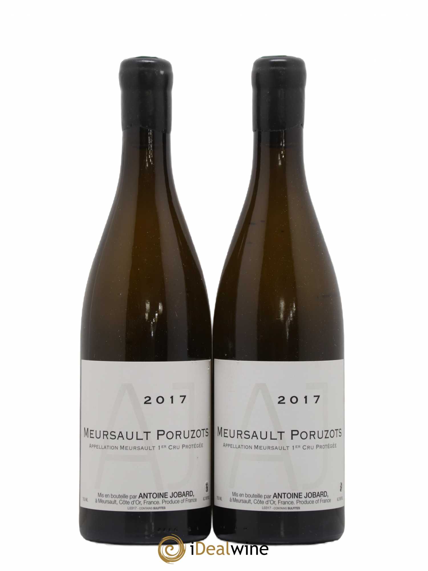 Meursault 1er Cru Poruzots François et Antoine Jobard (Domaine) 2017 - Lot de 2 bouteilles - 0
