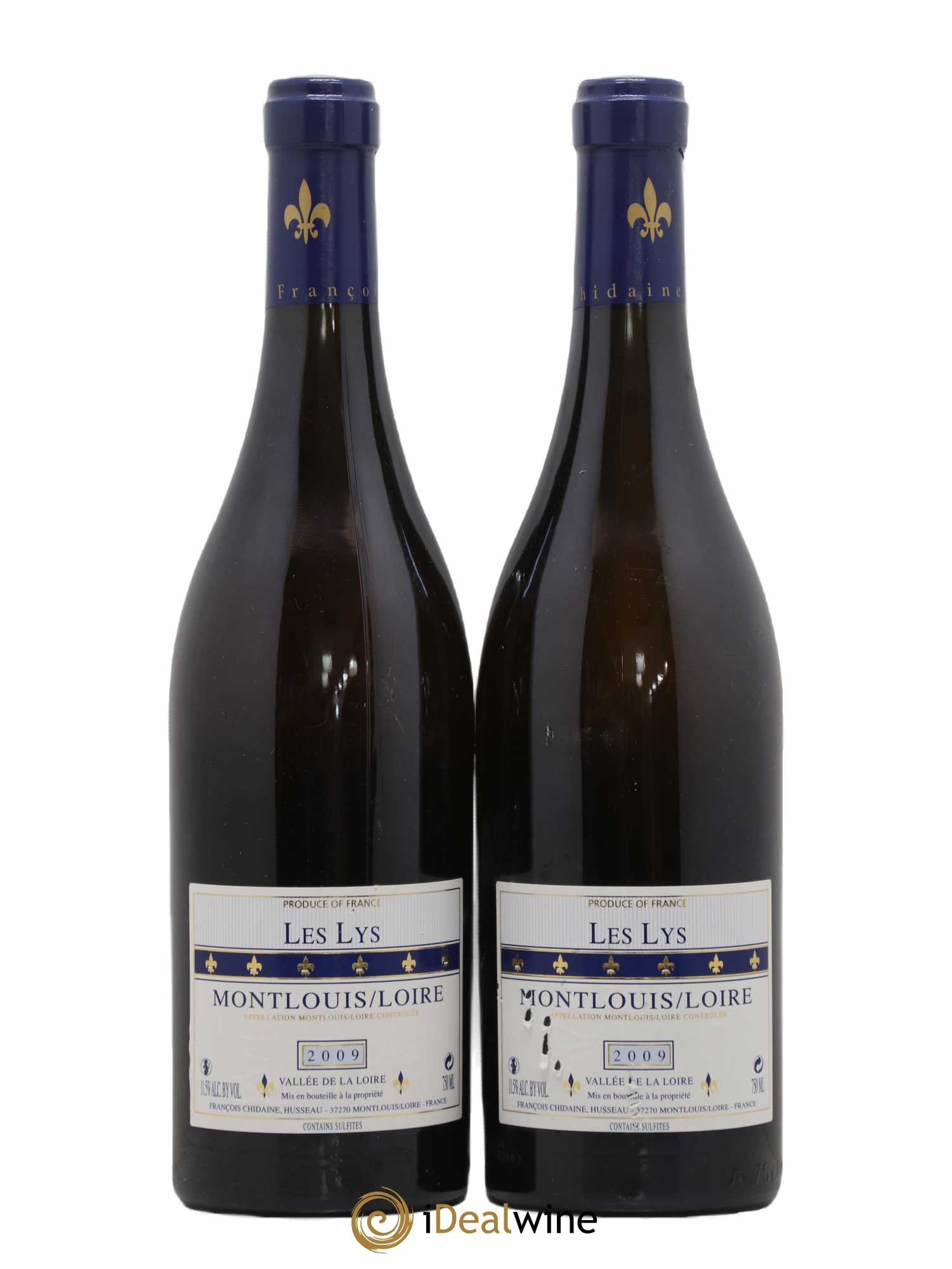 Montlouis-sur-Loire Les Lys François Chidaine 2009 - Lotto di 2 bottiglie - 0