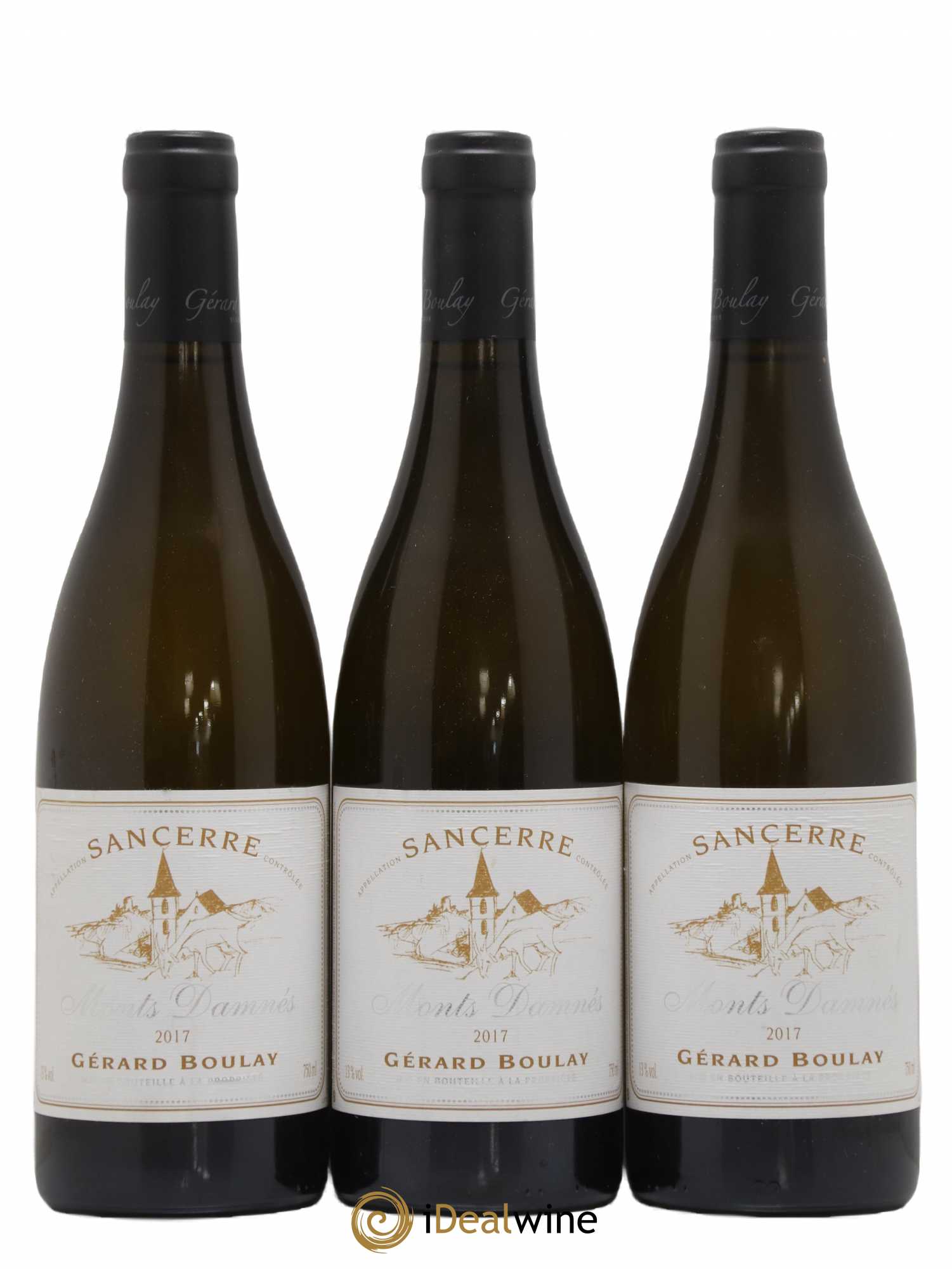 Sancerre Monts Damnés Gérard Boulay 2017 - Lot de 3 bouteilles - 0