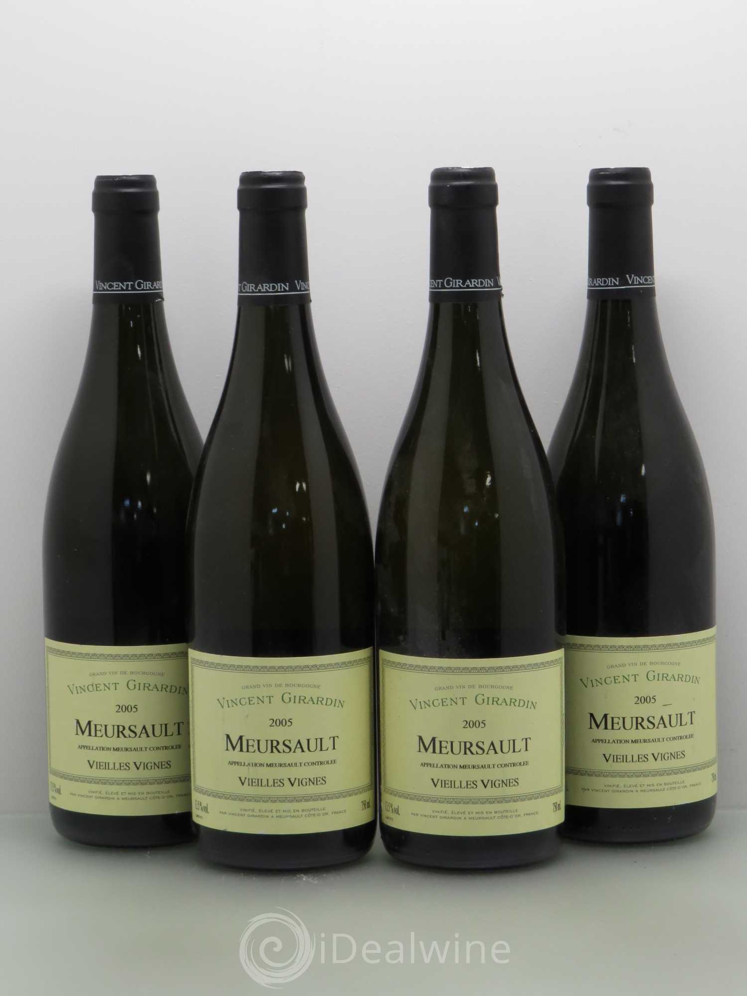 Meursault Vieilles Vignes - Vincent Girardin 2005 - Posten von 4 Flaschen - 0