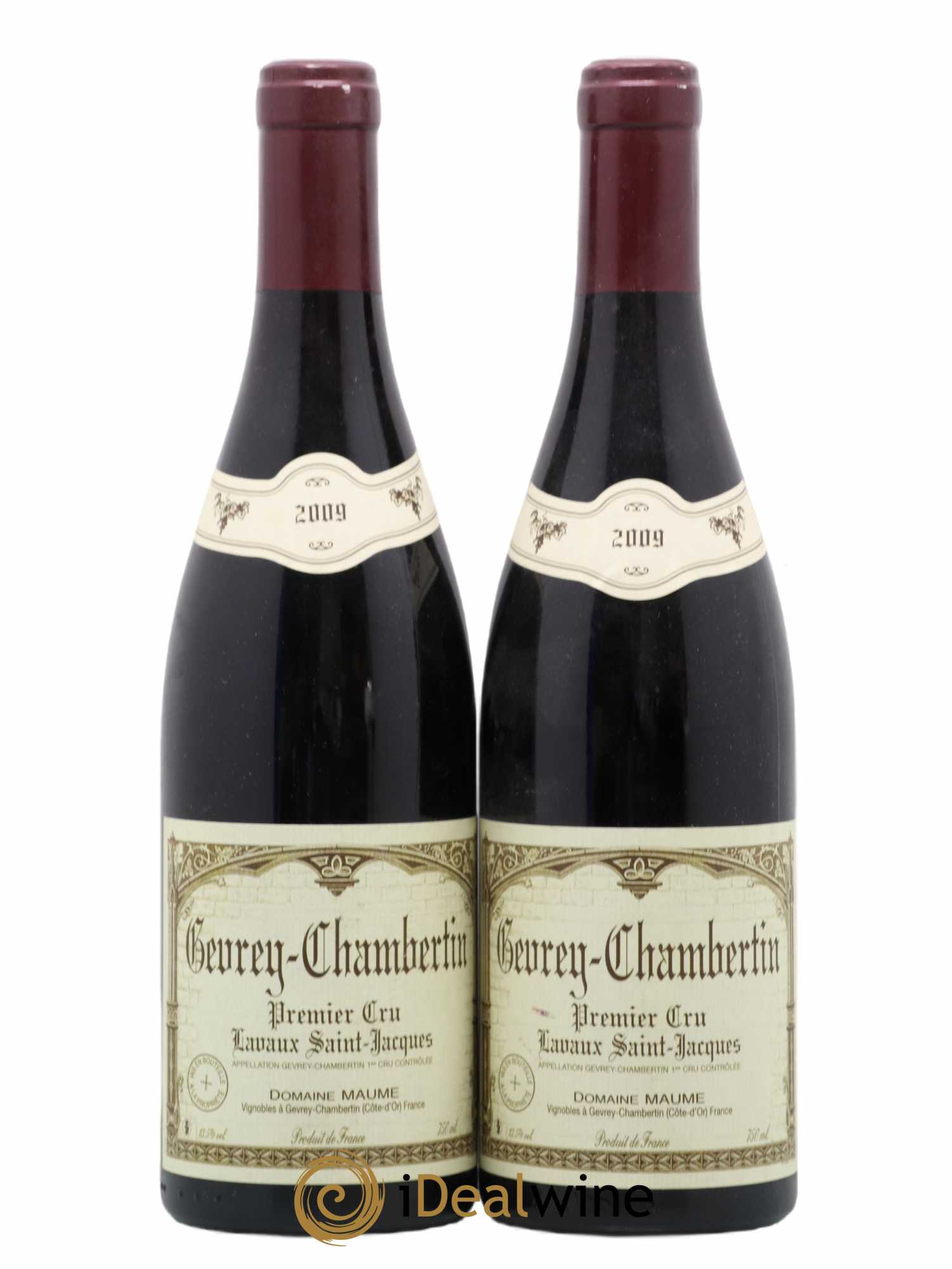 Gevrey-Chambertin 1er Cru Lavaux Saint Jacques Maume (Domaine) 2009 - Lot de 2 bouteilles - 0