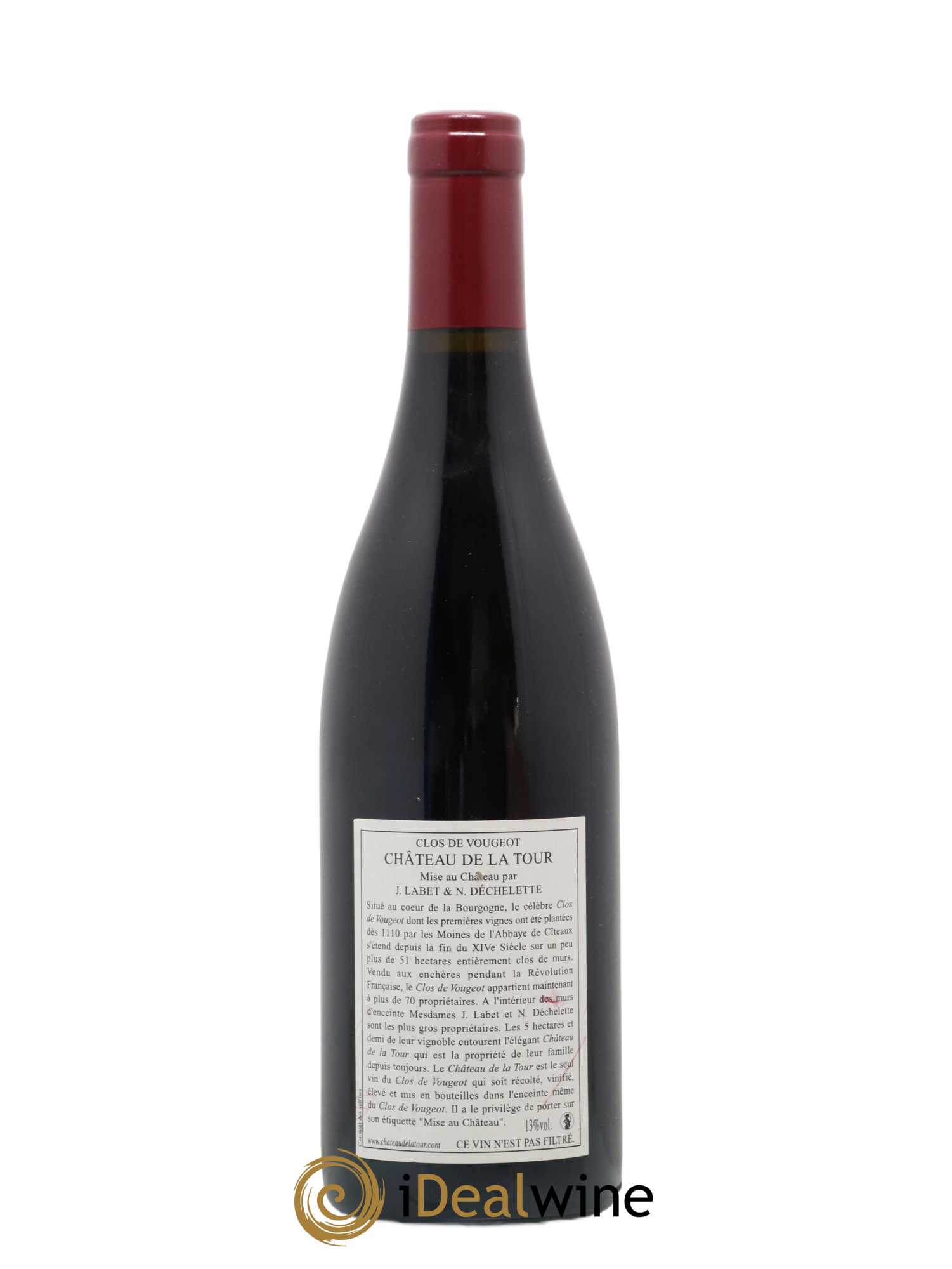 Clos de Vougeot Grand Cru Vieilles Vignes Château de La Tour 2009 - Lot de 1 bouteille - 1