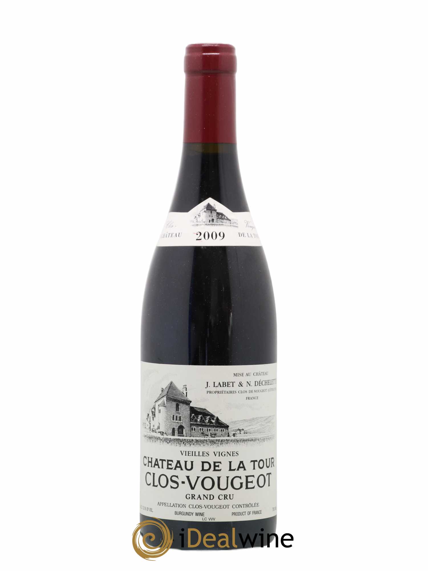 Clos de Vougeot Grand Cru Vieilles Vignes Château de La Tour 2009 - Lot de 1 bouteille - 0