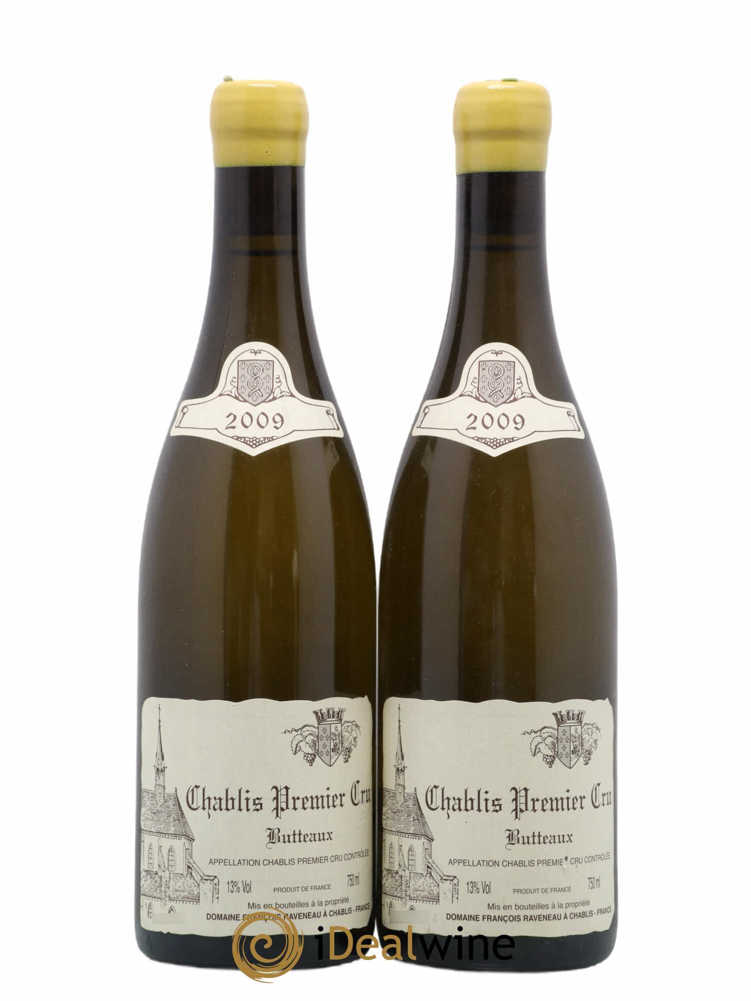 Chablis 1er Cru Butteaux Raveneau (Domaine) 2009 - Lot de 2 bouteilles - 0