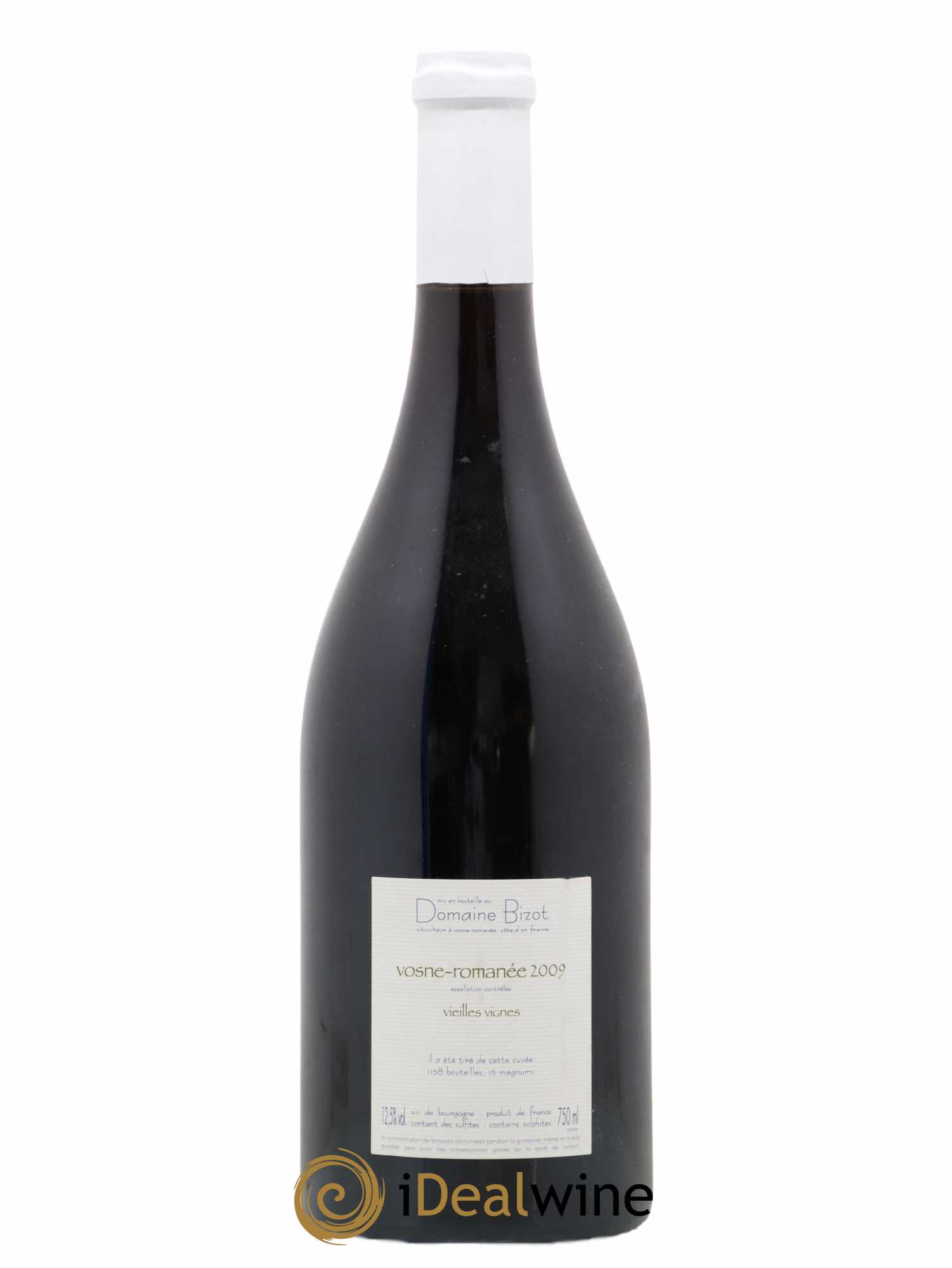 Vosne-Romanée Vieilles Vignes Bizot (Domaine) 2009 - Lot de 1 bouteille - 1
