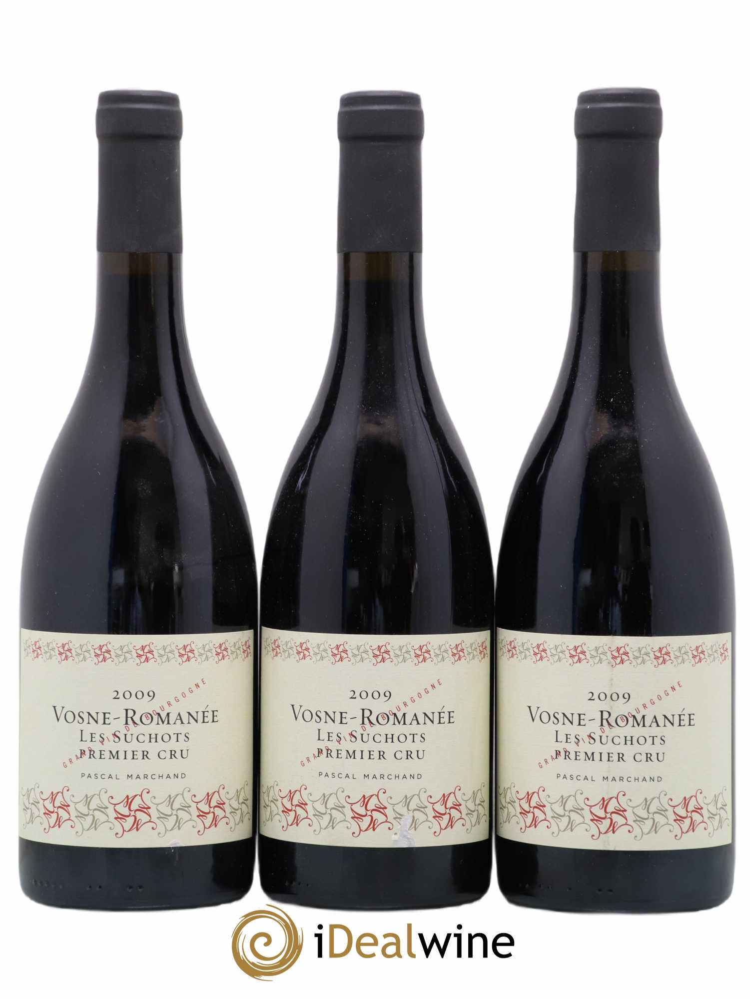 Vosne-Romanée 1er Cru Les Suchots Pascal Marchand 2009 - Lot de 3 bouteilles - 0