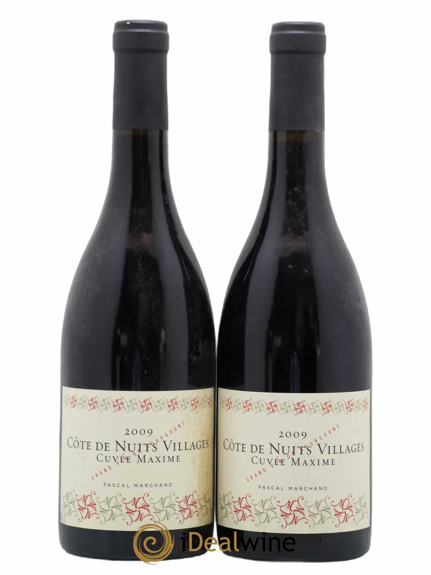 Côte de Nuits-Villages Olivia et Joachim Skyaasen Cuvée Maxime Domaine Pascal Marchand 2009 - Lot de 2 bouteilles - 0