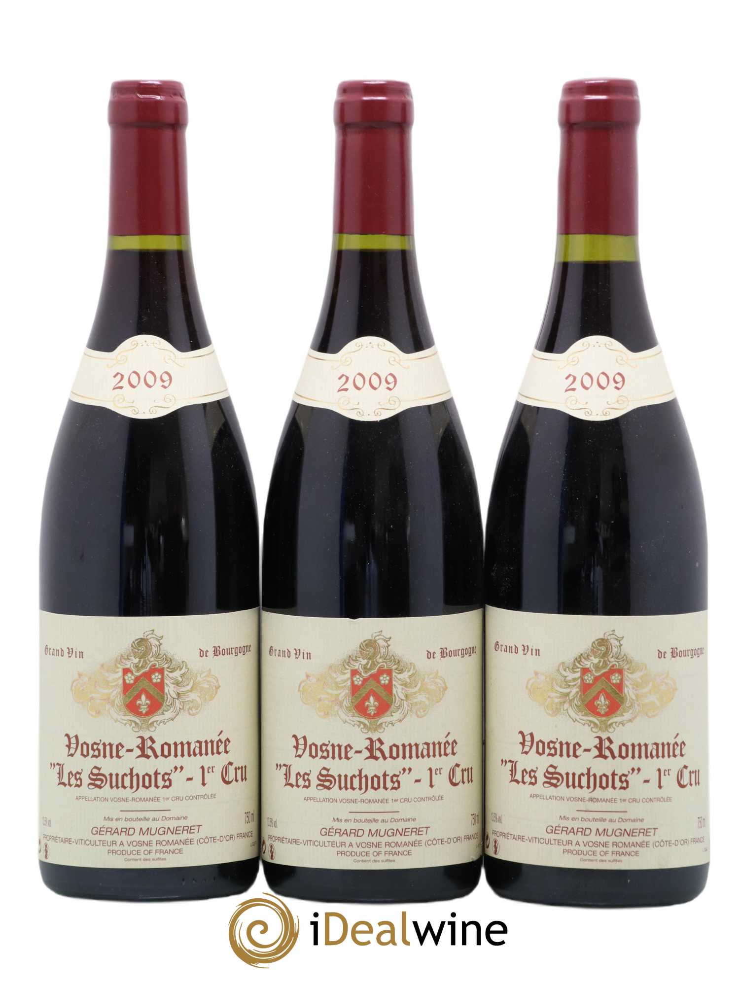 Vosne-Romanée 1er Cru Les Suchots Gérard Mugneret 2009 - Lot de 3 bouteilles - 0
