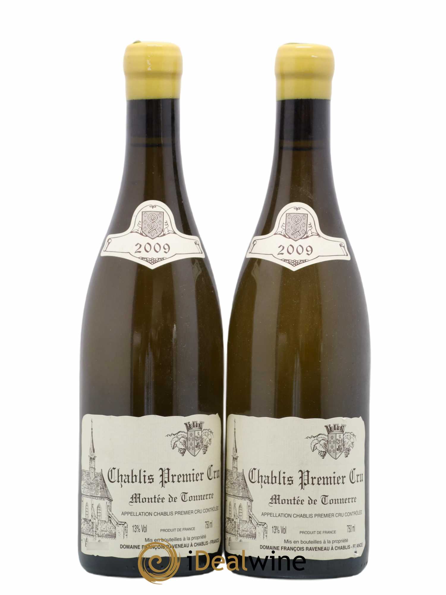 Chablis 1er Cru Montée de Tonnerre Raveneau (Domaine) 2009 - Lot de 2 bouteilles - 0