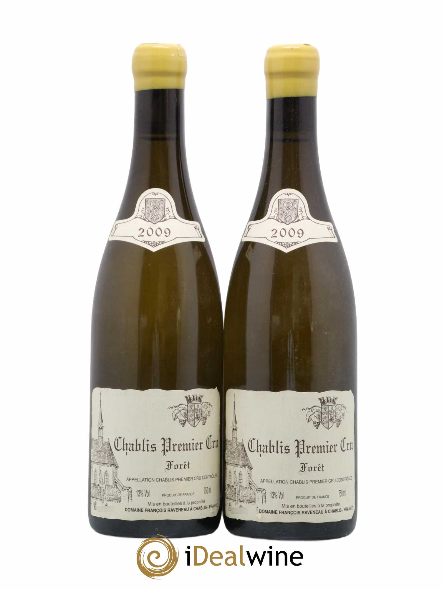 Chablis 1er Cru Forêt Raveneau (Domaine) 2009 - Lot de 2 bouteilles - 0