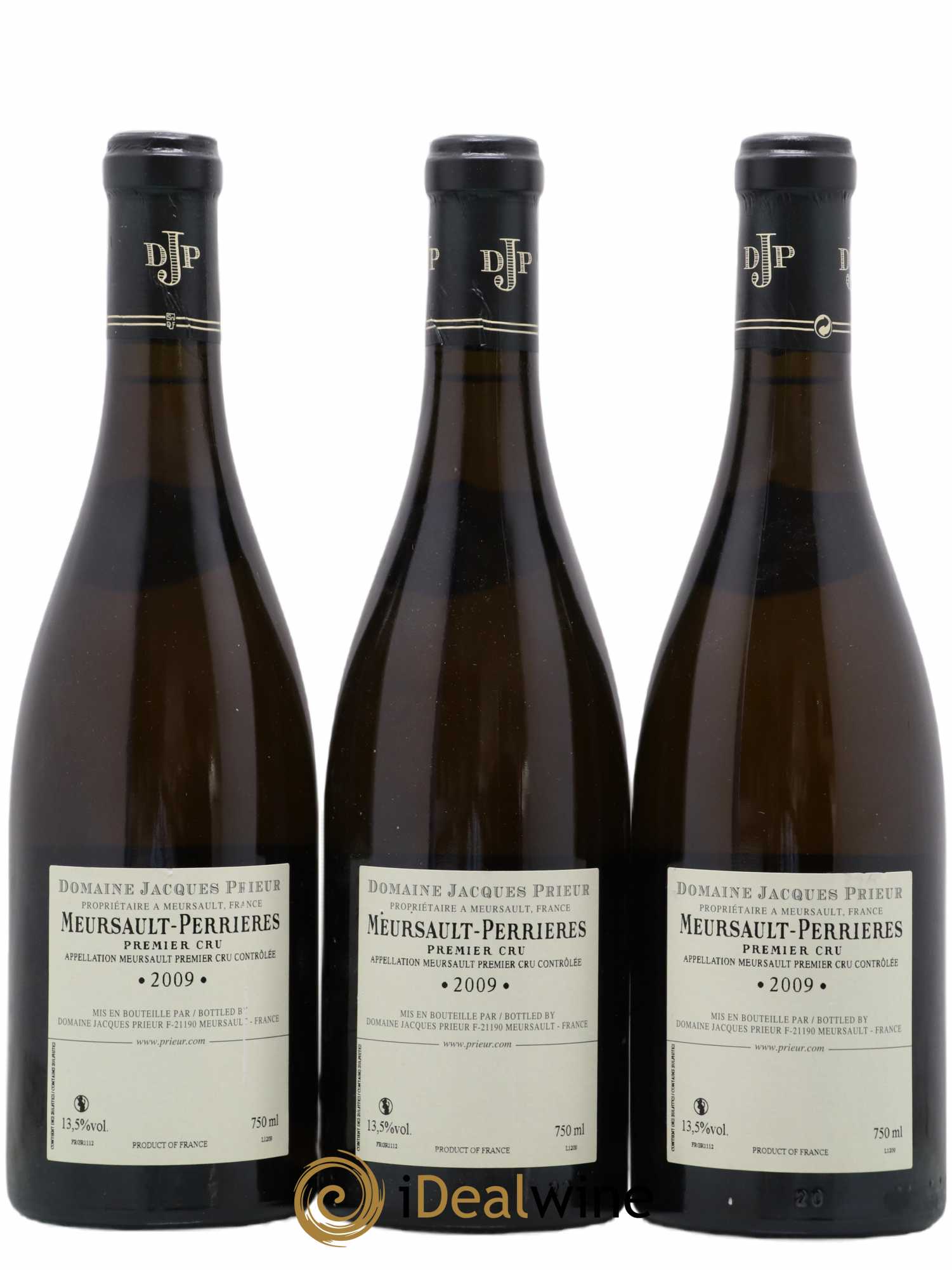 Meursault 1er Cru Perrières Jacques Prieur (Domaine) 2009 - Lot de 3 bouteilles - 1