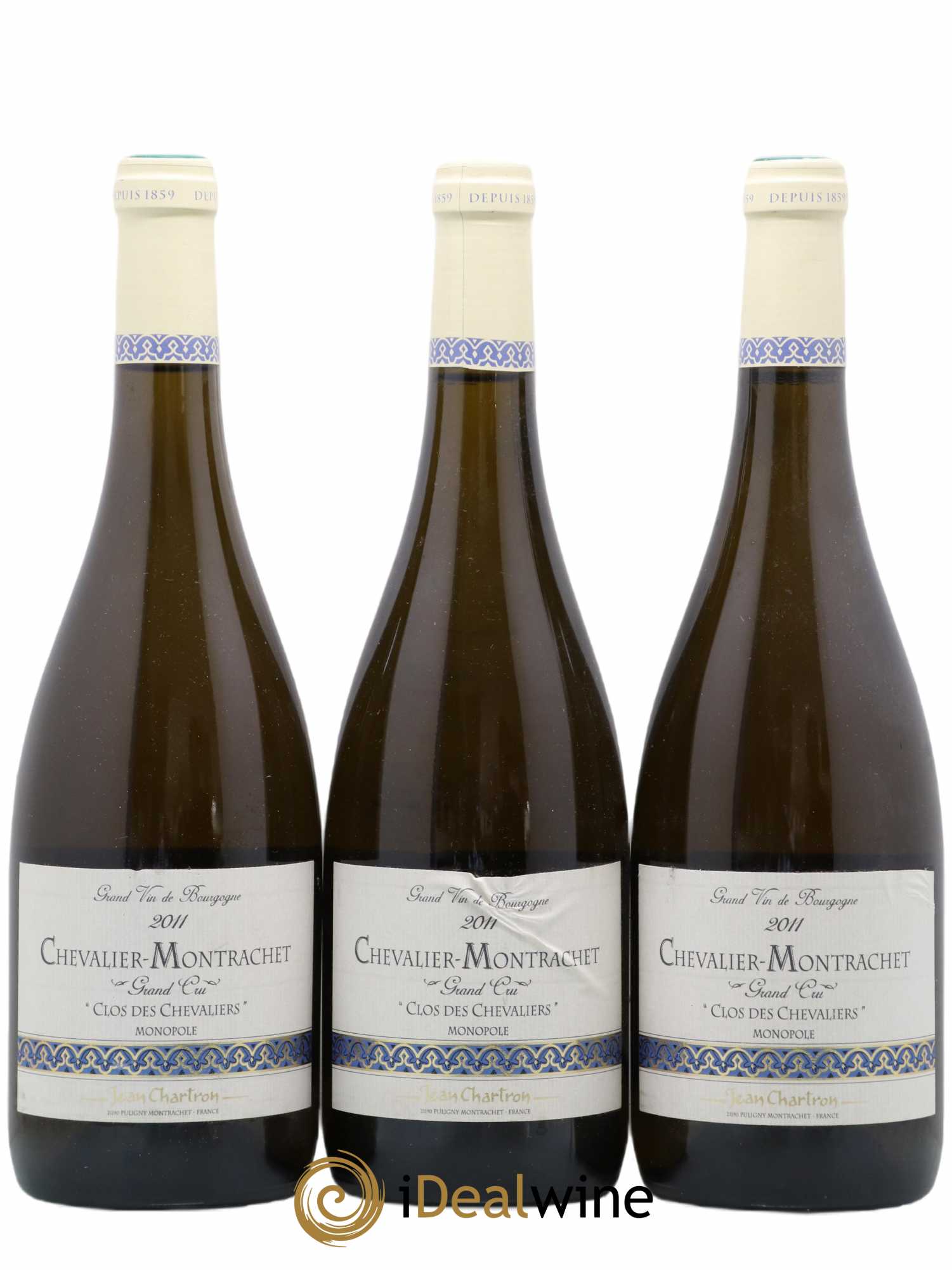 Chevalier-Montrachet Grand Cru Clos des Chevaliers Jean Chartron (Domaine) 2011 - Lot de 3 bouteilles - 0