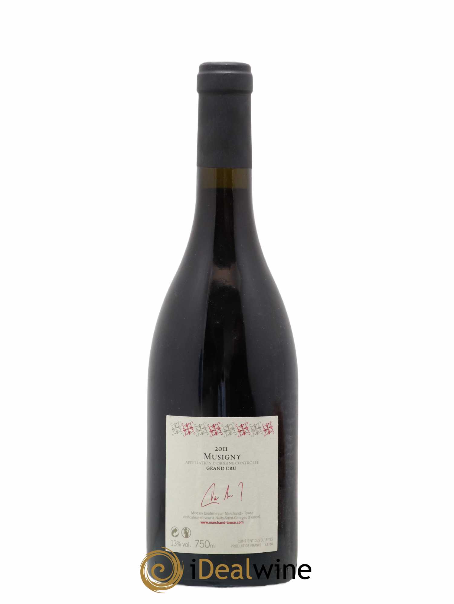 Musigny Grand Cru Domaine Marchand Tawse 2011 - Lot de 1 bouteille - 1