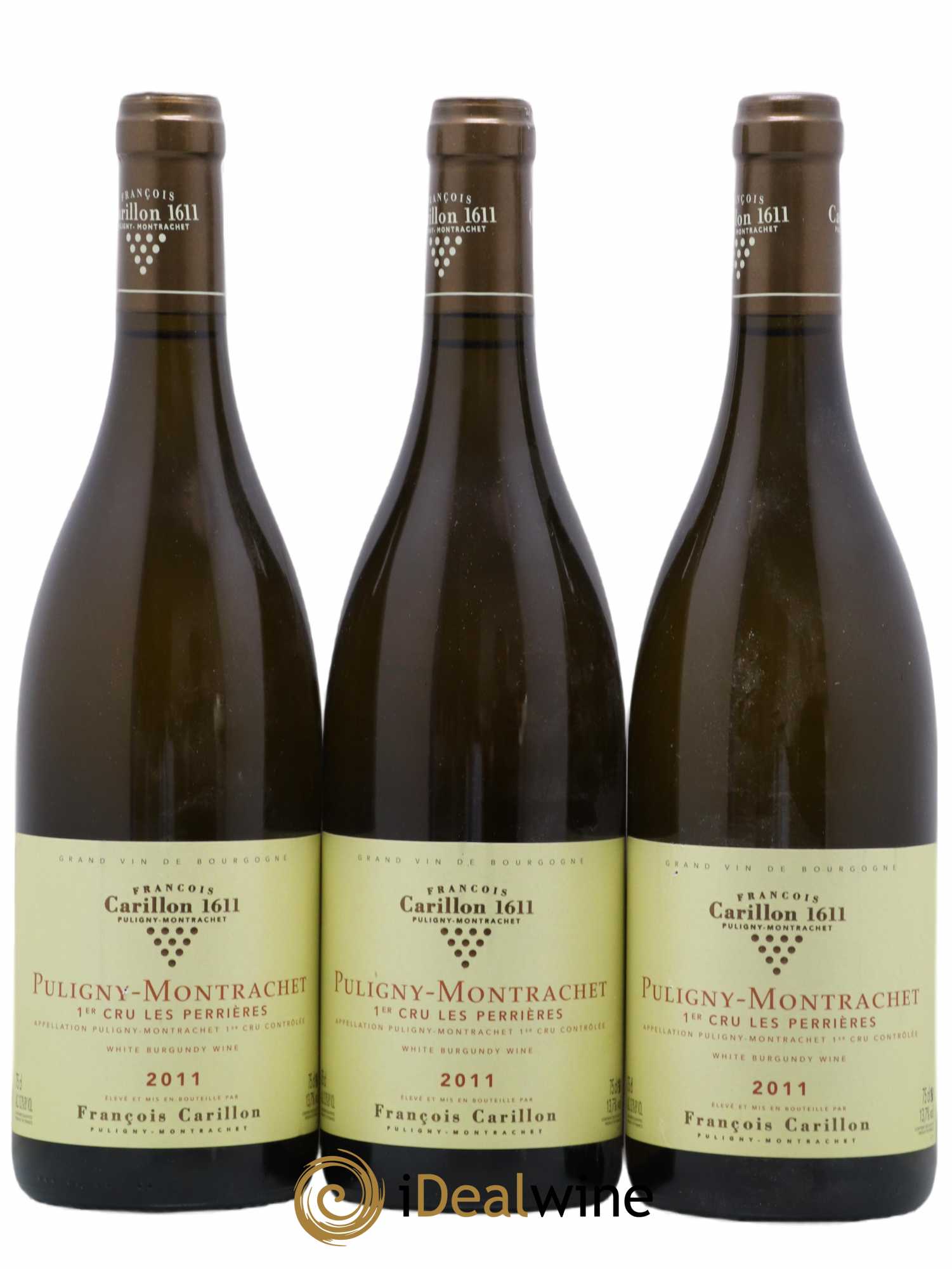 Puligny-Montrachet 1er Cru Les Perrières François Carillon 2011 - Lot de 3 bouteilles - 0
