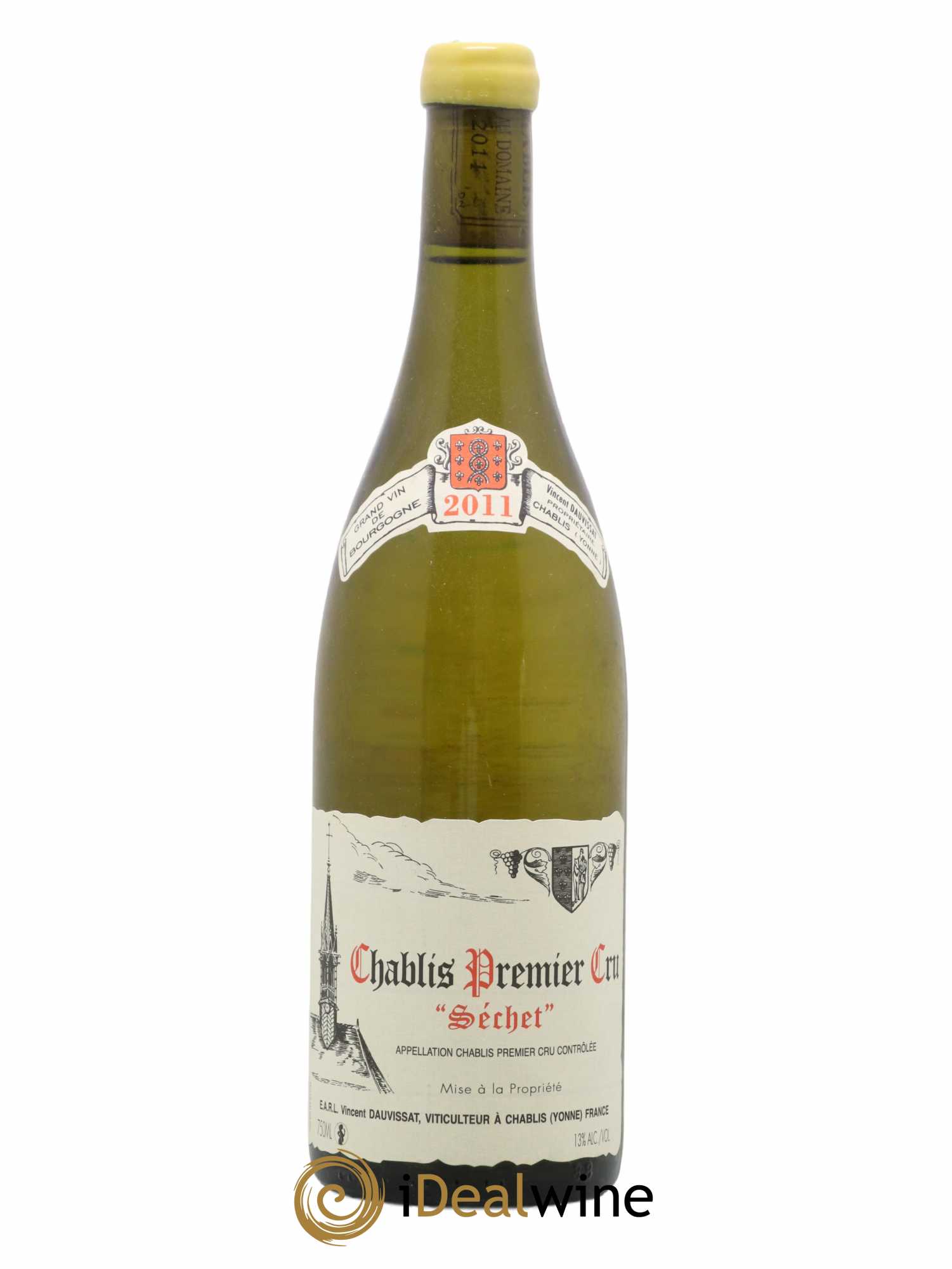 Chablis 1er Cru Séchet Vincent Dauvissat (Domaine) 2011 - Lot de 1 bouteille - 0