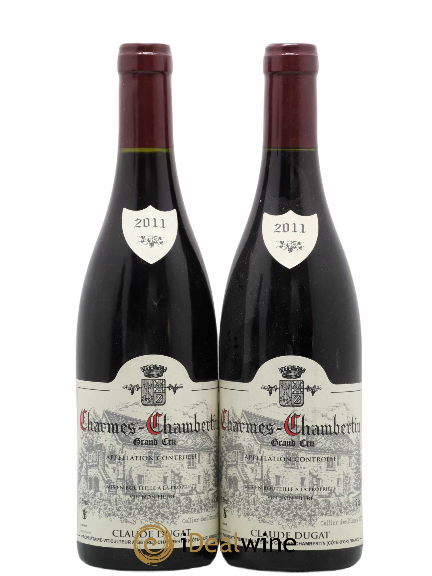 Charmes-Chambertin Grand Cru Claude Dugat 2011 - Lot de 2 bouteilles - 0