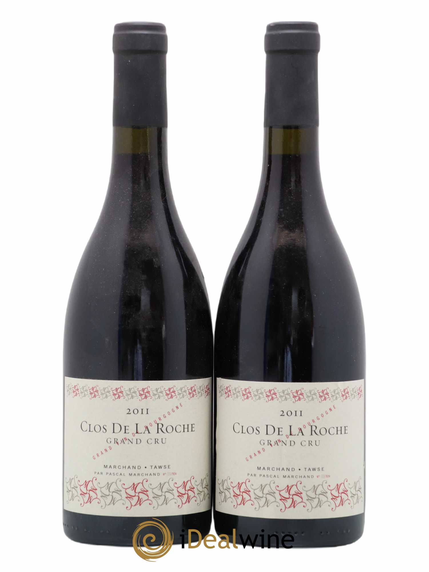Clos de la Roche Grand Cru Domaine Marchand Tawse 2011 - Lot de 2 bouteilles - 0