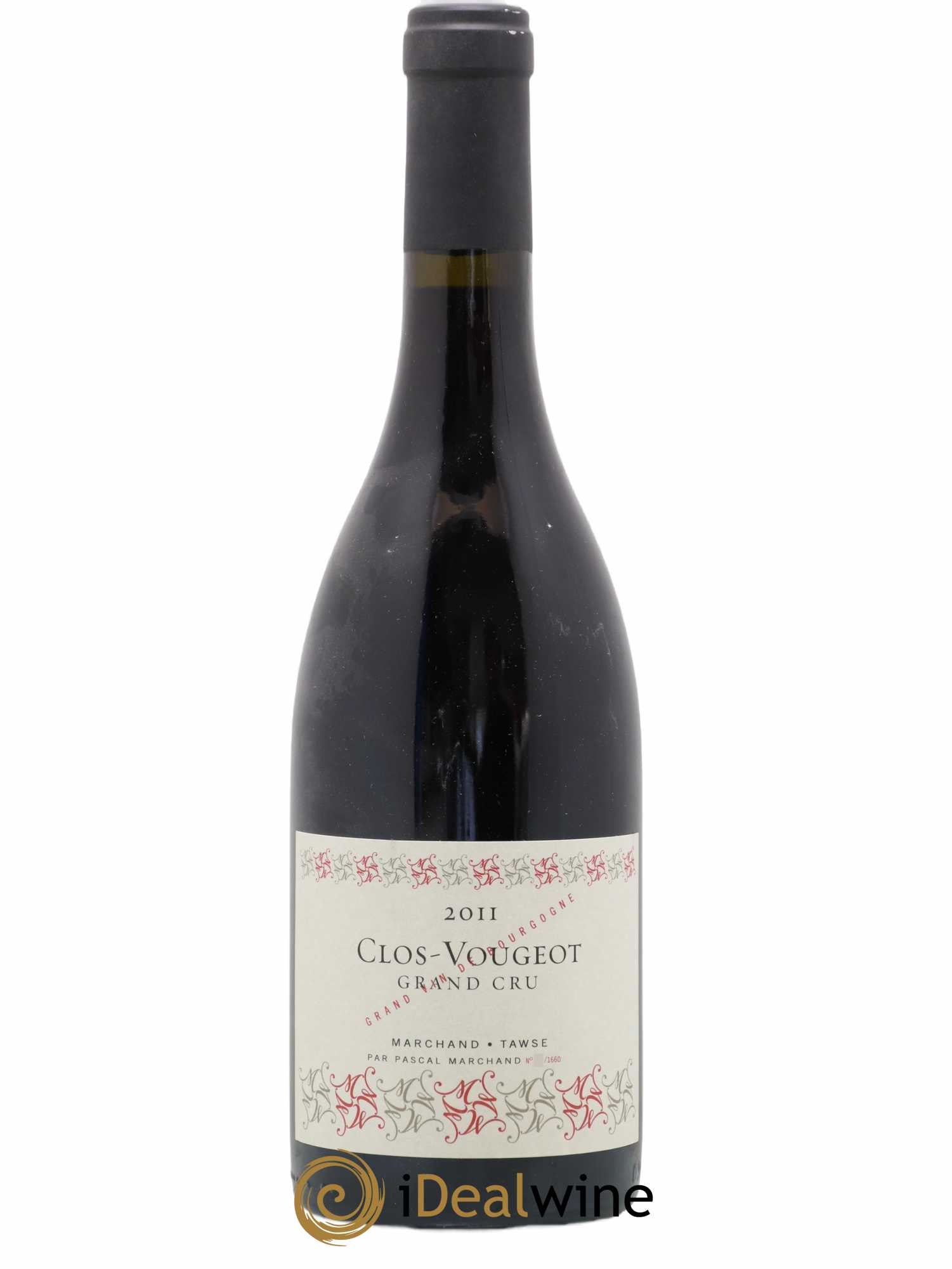 Clos de Vougeot Grand Cru Domaine Marchand Tawse 2011 - Lot de 1 bouteille - 0