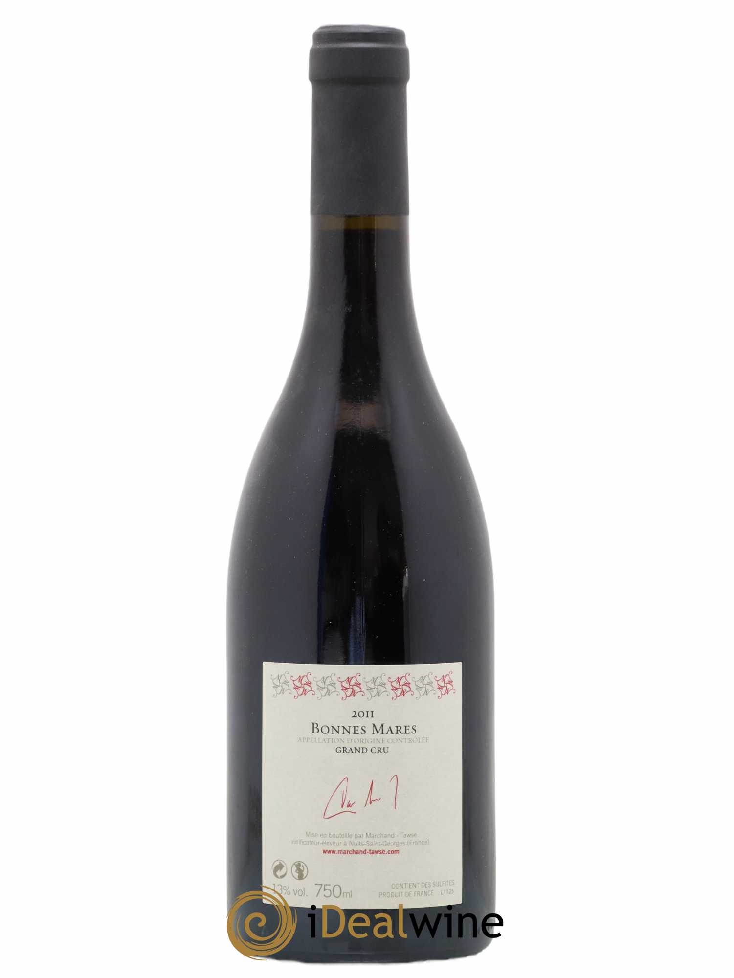 Bonnes-Mares Grand Cru Marchand-Tawse 2011 - Lot de 1 bouteille - 1